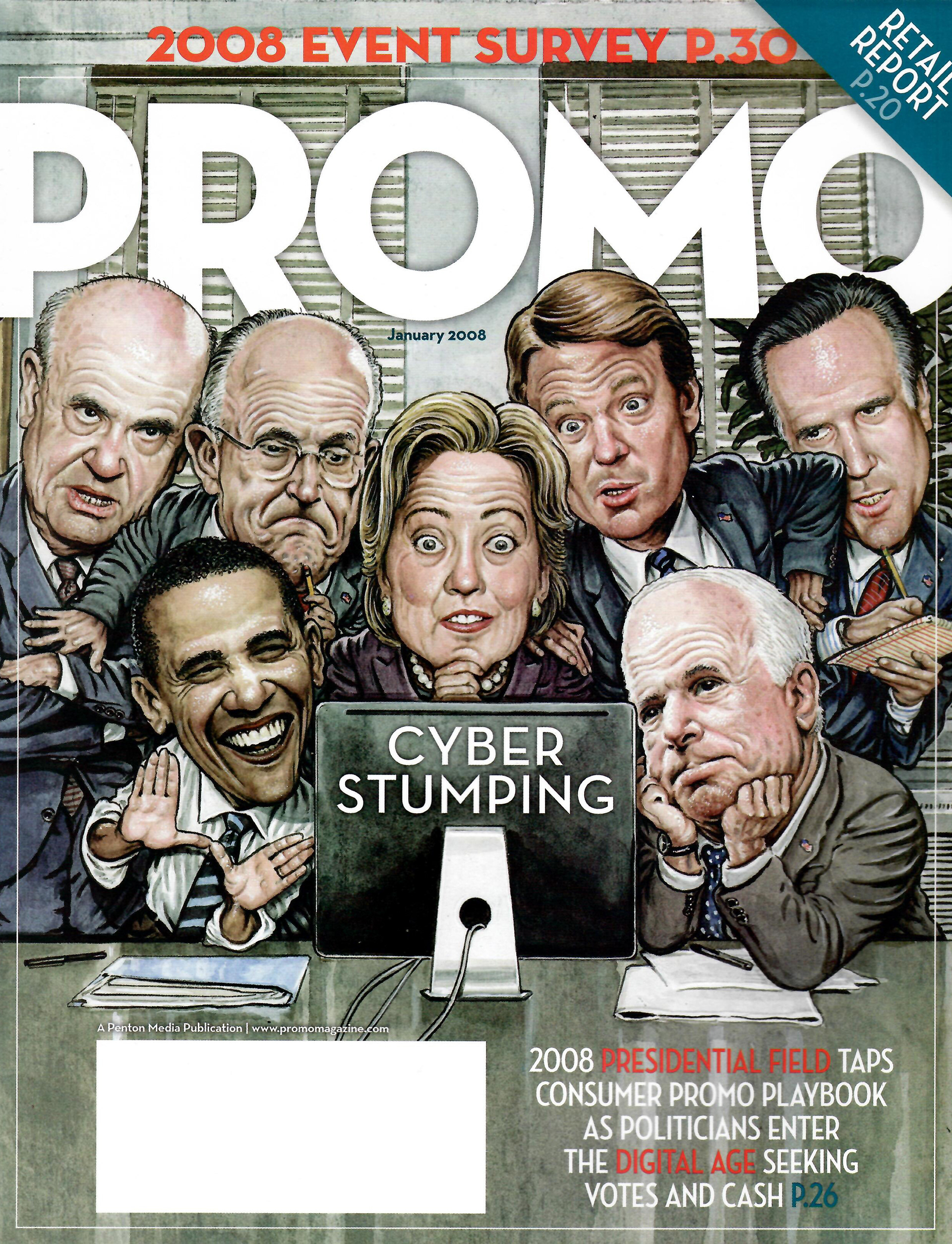Promo cover; illustration by Drew Friedman