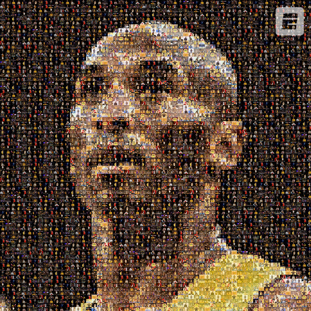 Kobe Bryant photo mosaic; one of the highest-performing graphics ever on ESPN platforms