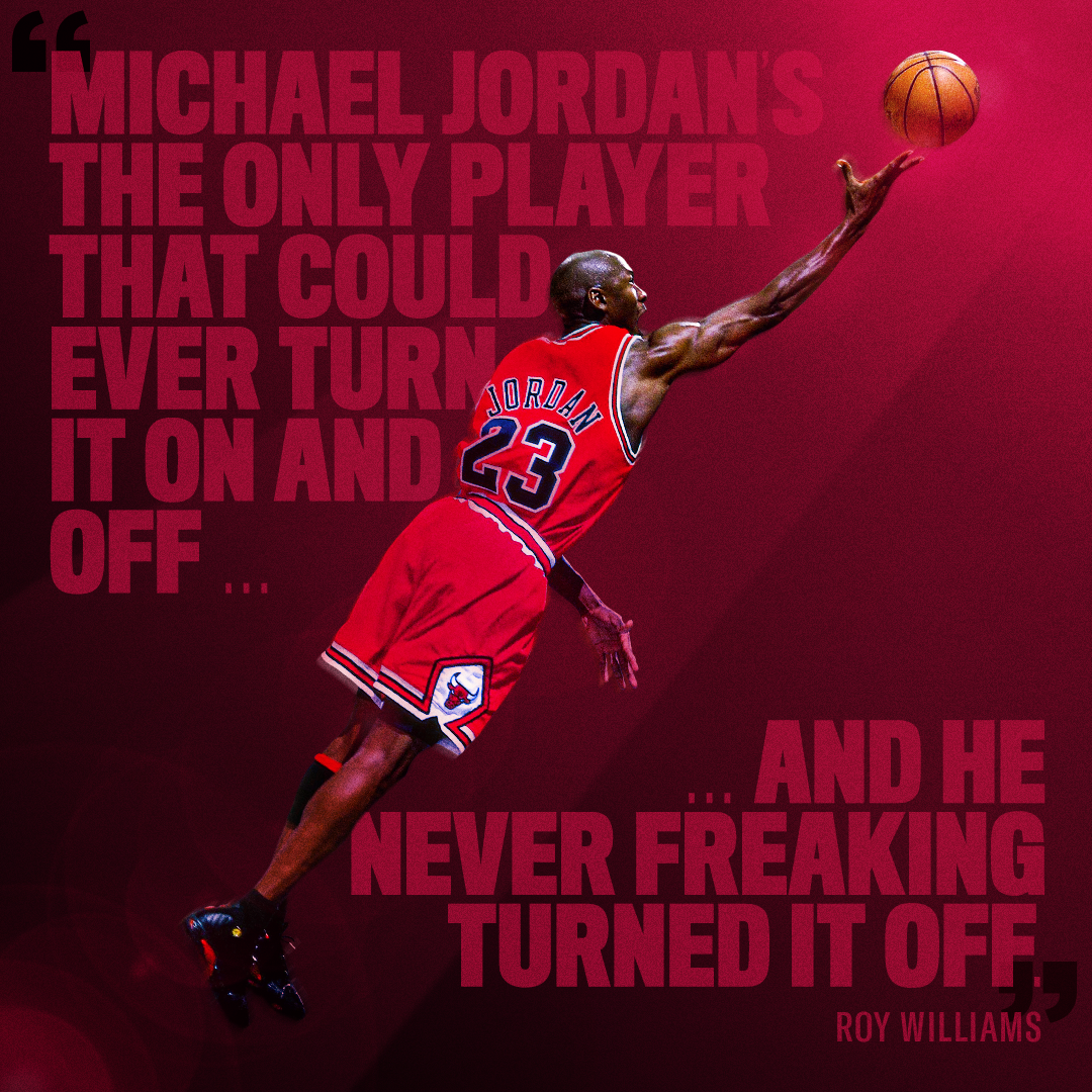 Quote graphic promoting "The Last Dance"