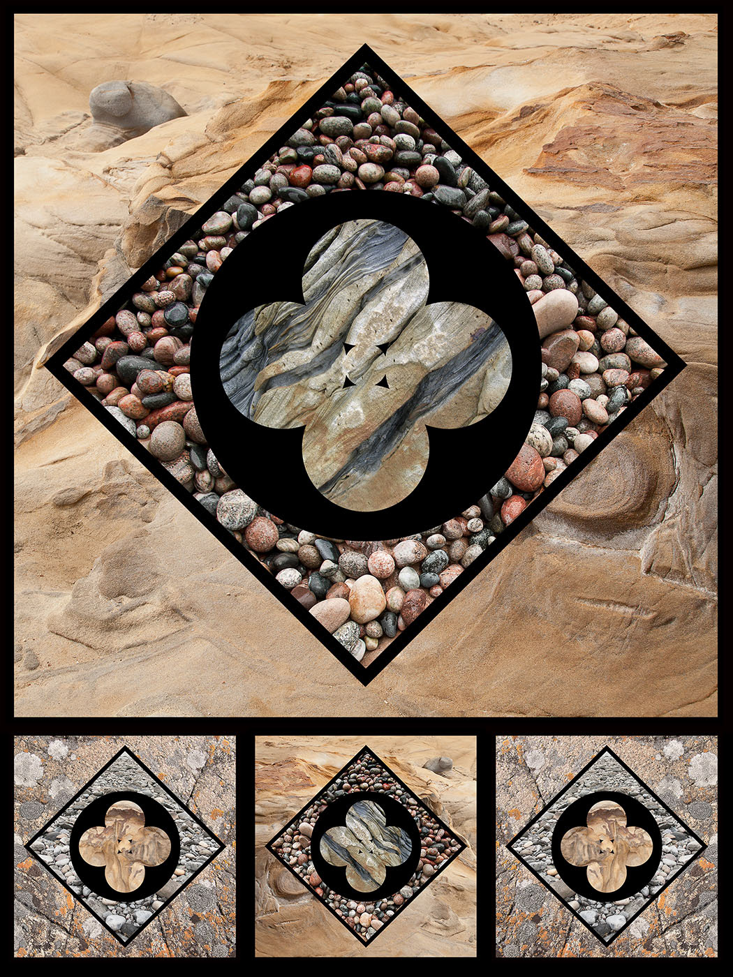 Stone Meditation II, 10.6"x14", limited edition of 20, $350