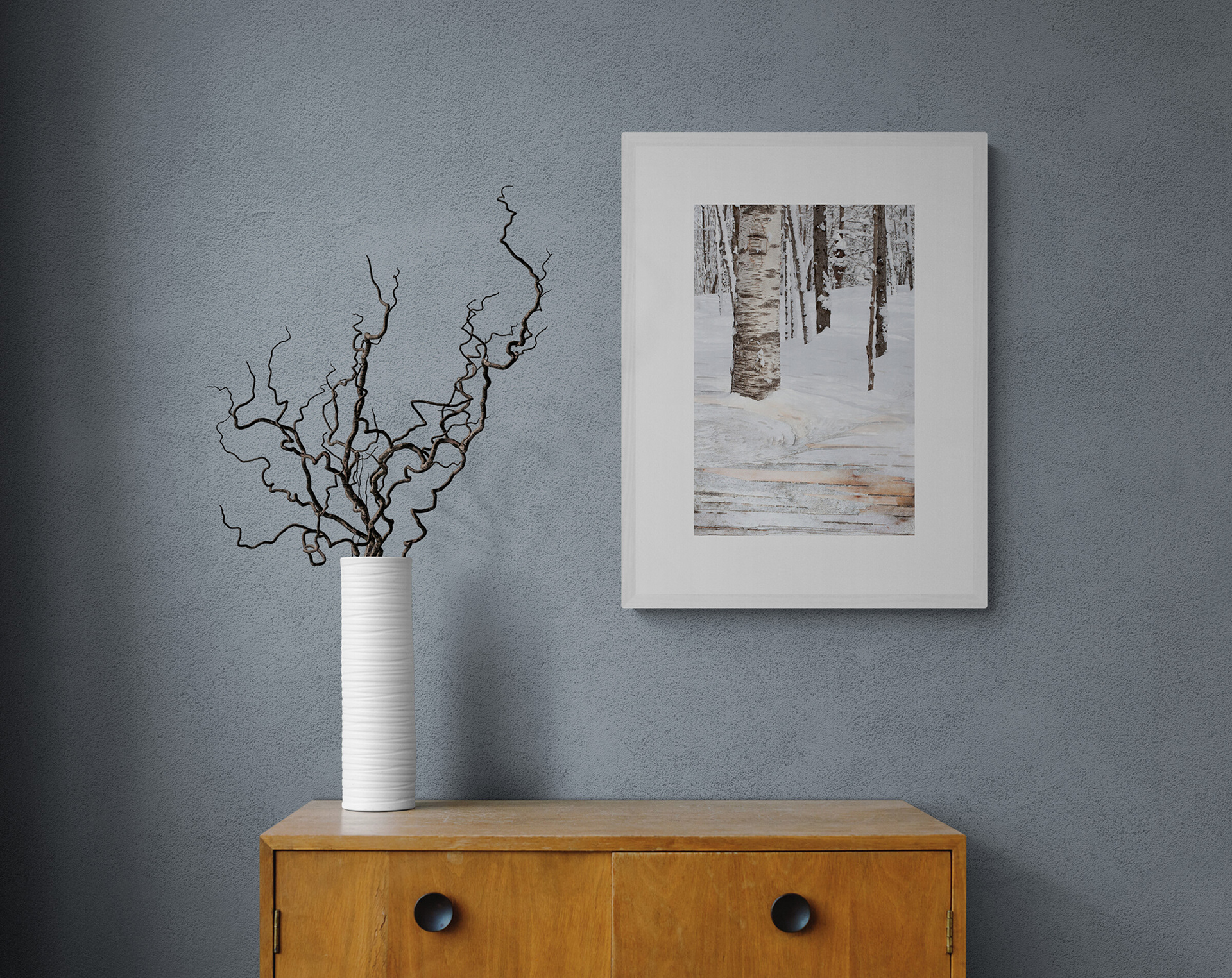 Arboreal Observation #13-Birch, 12"x18"