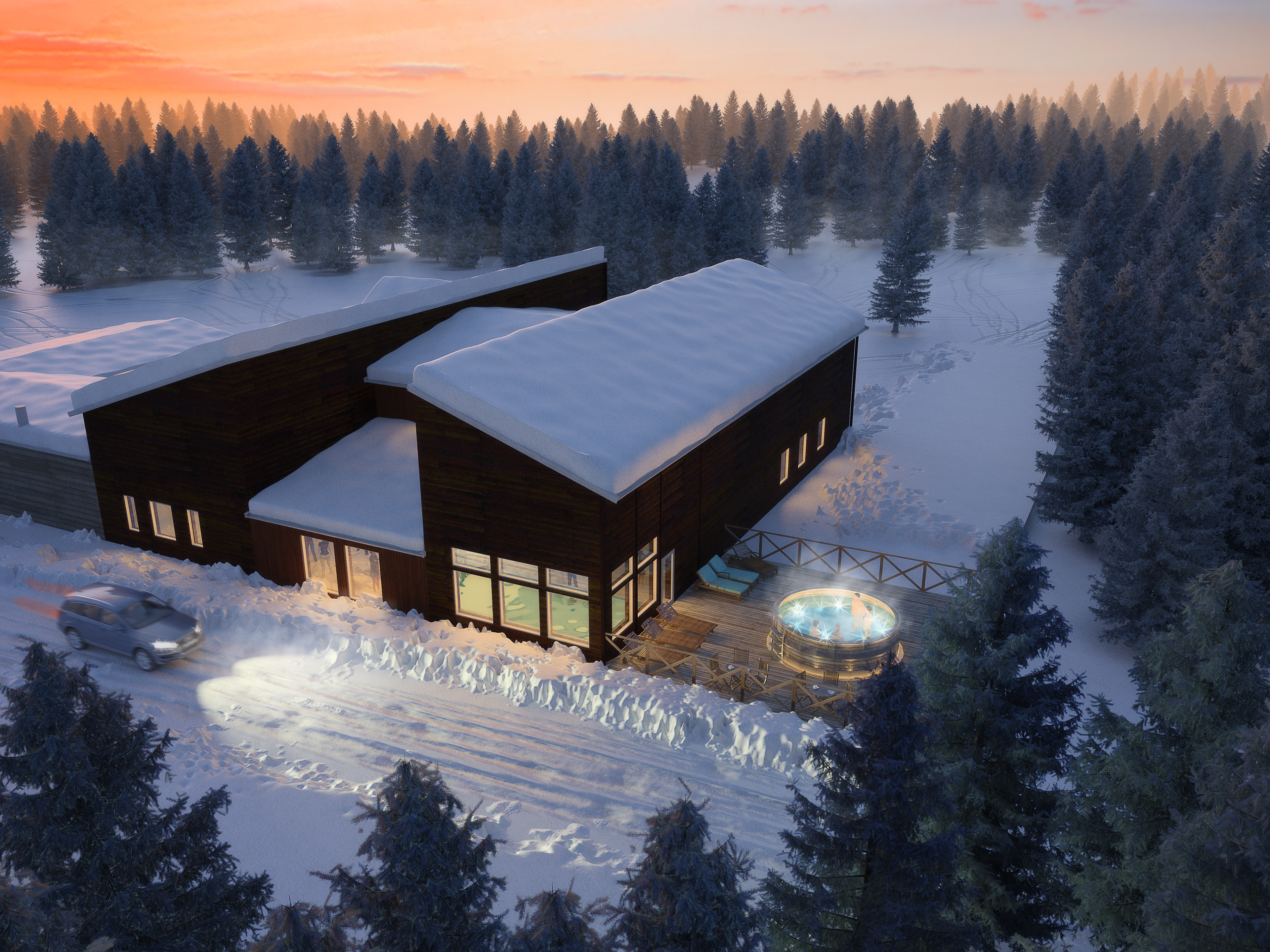 Big River Camp, Storåbränna - Sweco Architects 2015