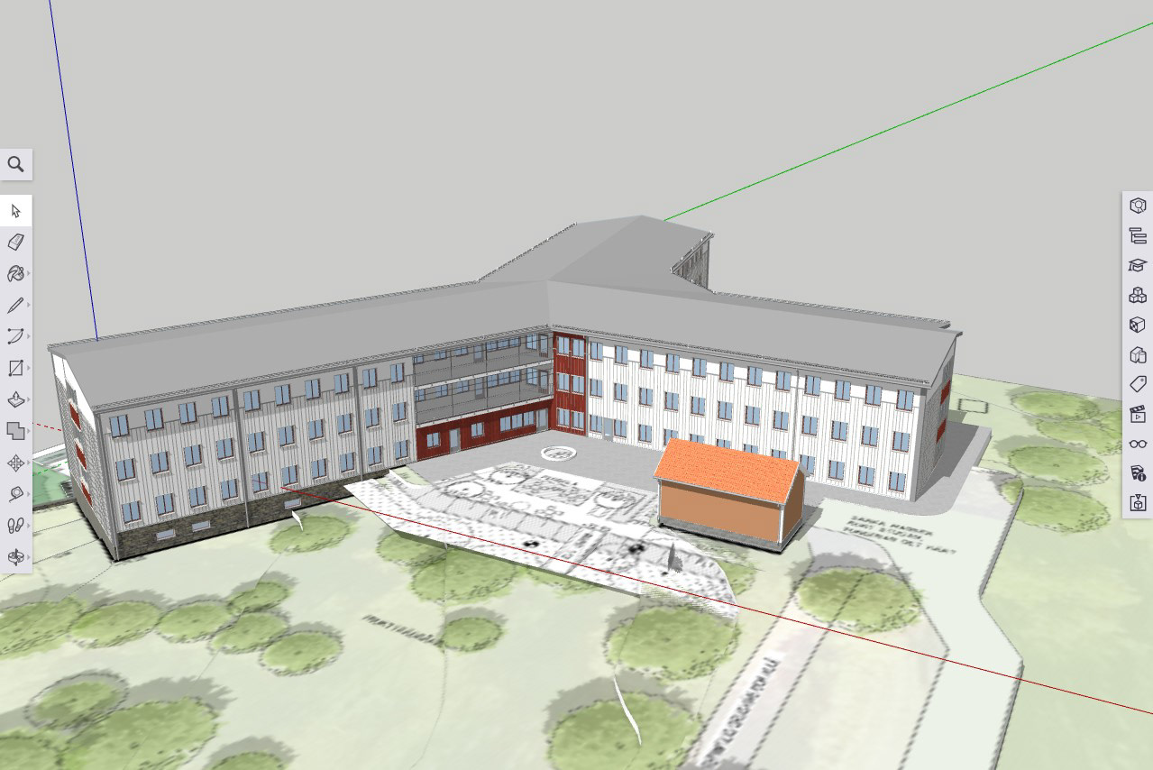 Detailed Sketchup model