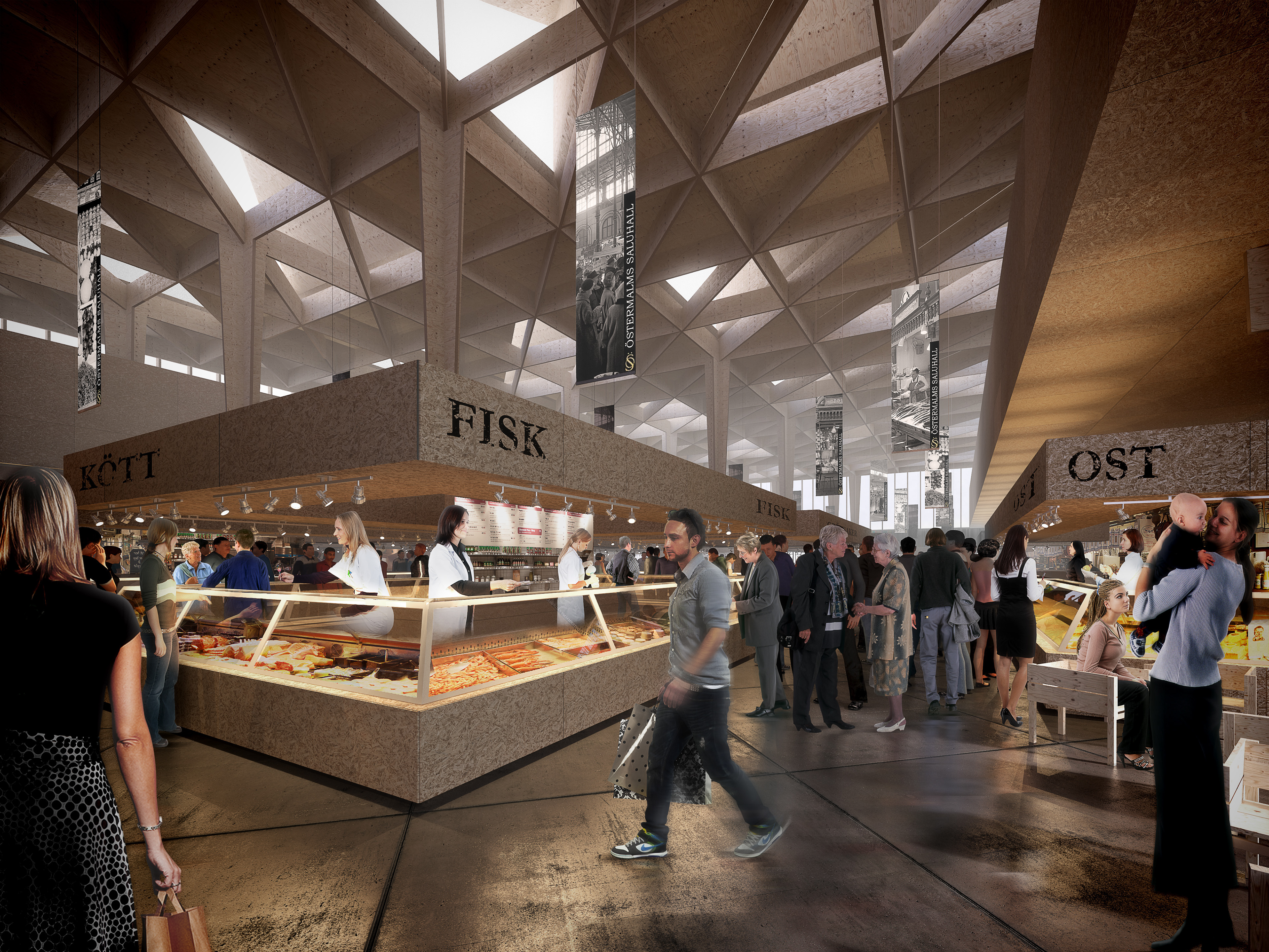 Östermalms tillfällig saluhallen - Stockholm 2013