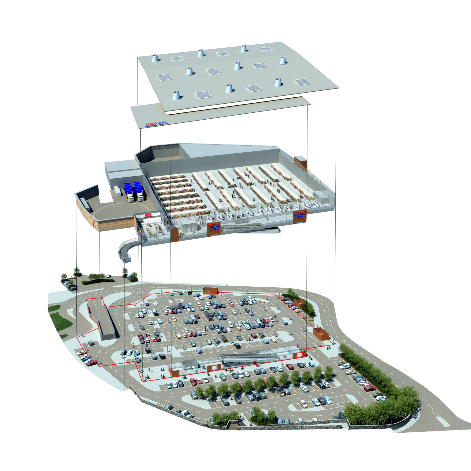 Tesco Donnington - Wagstaffs Design 2009