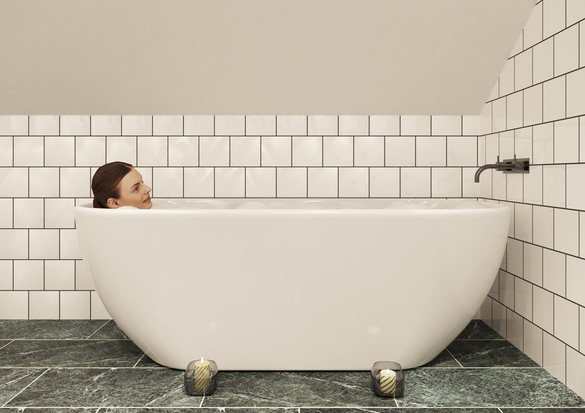 Bathtub vignette