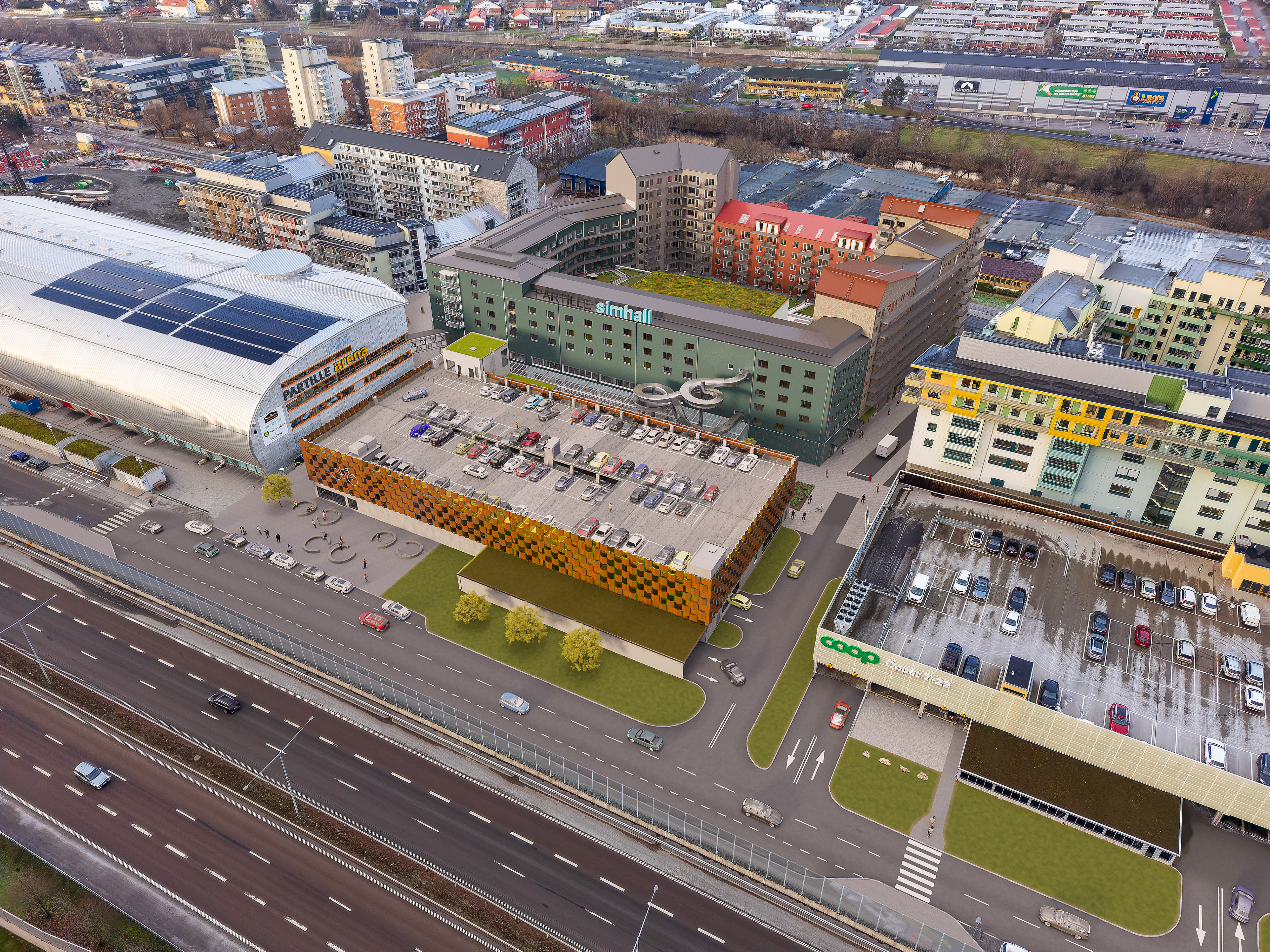 Simhallskvarteret, Partille - Sweco Architects 2025