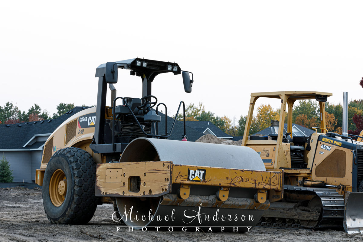 Photo of a Caterpillar CS54B Steamroller