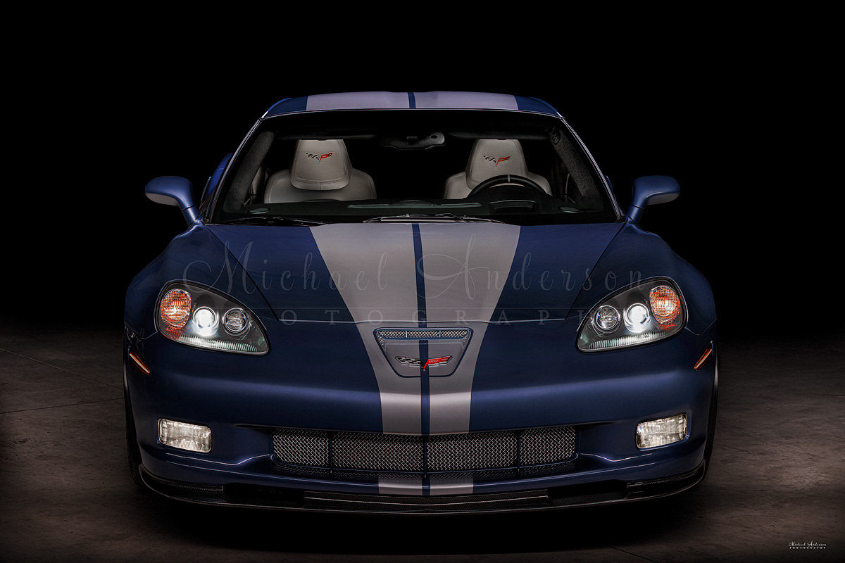 Light painted image of the front end.