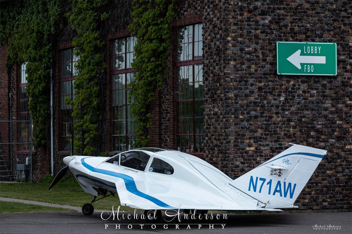 Photo of Dyke Delta N71AW at Richard I Bong Airport in Superior, WI.