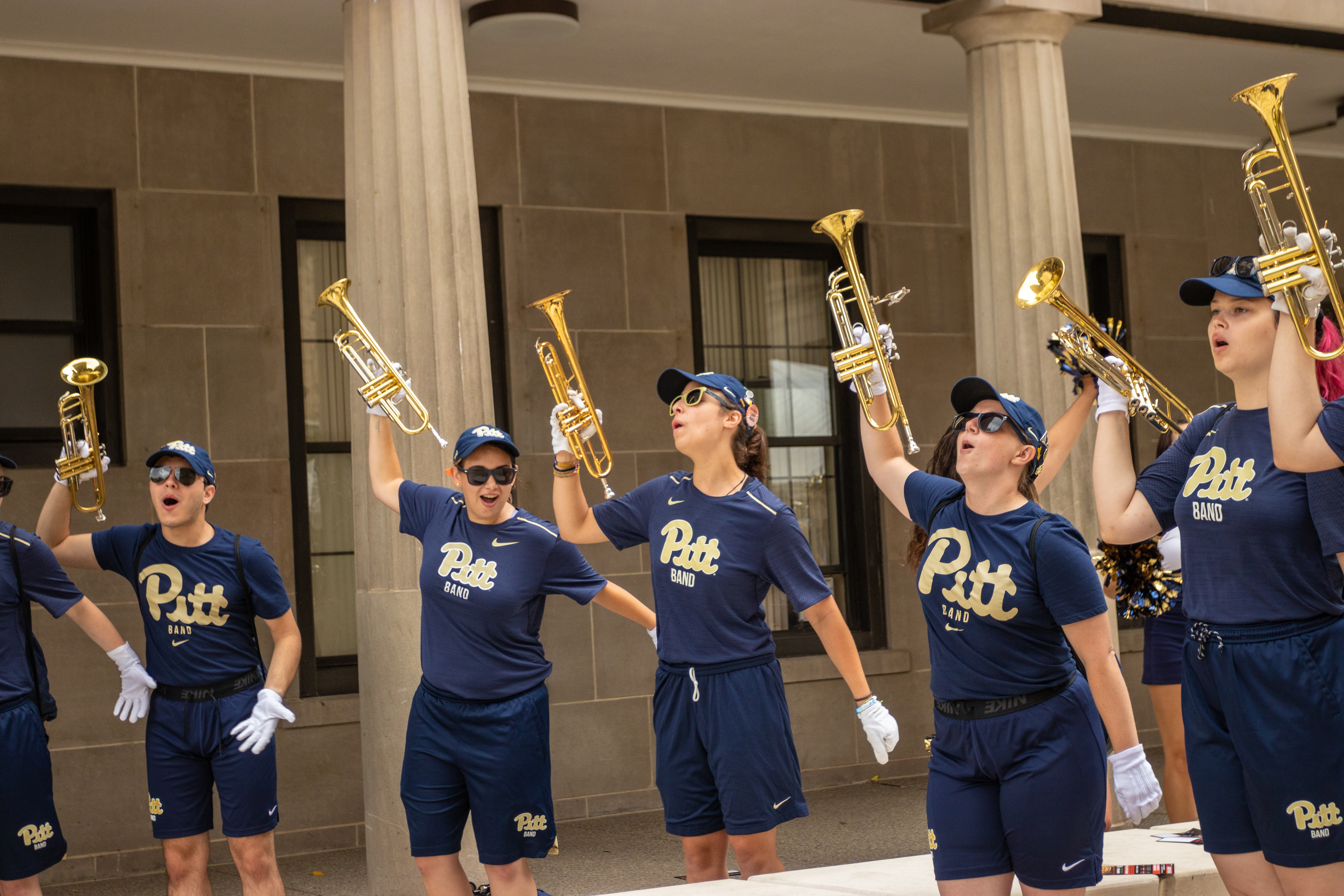 Pitt Band at Orientation week