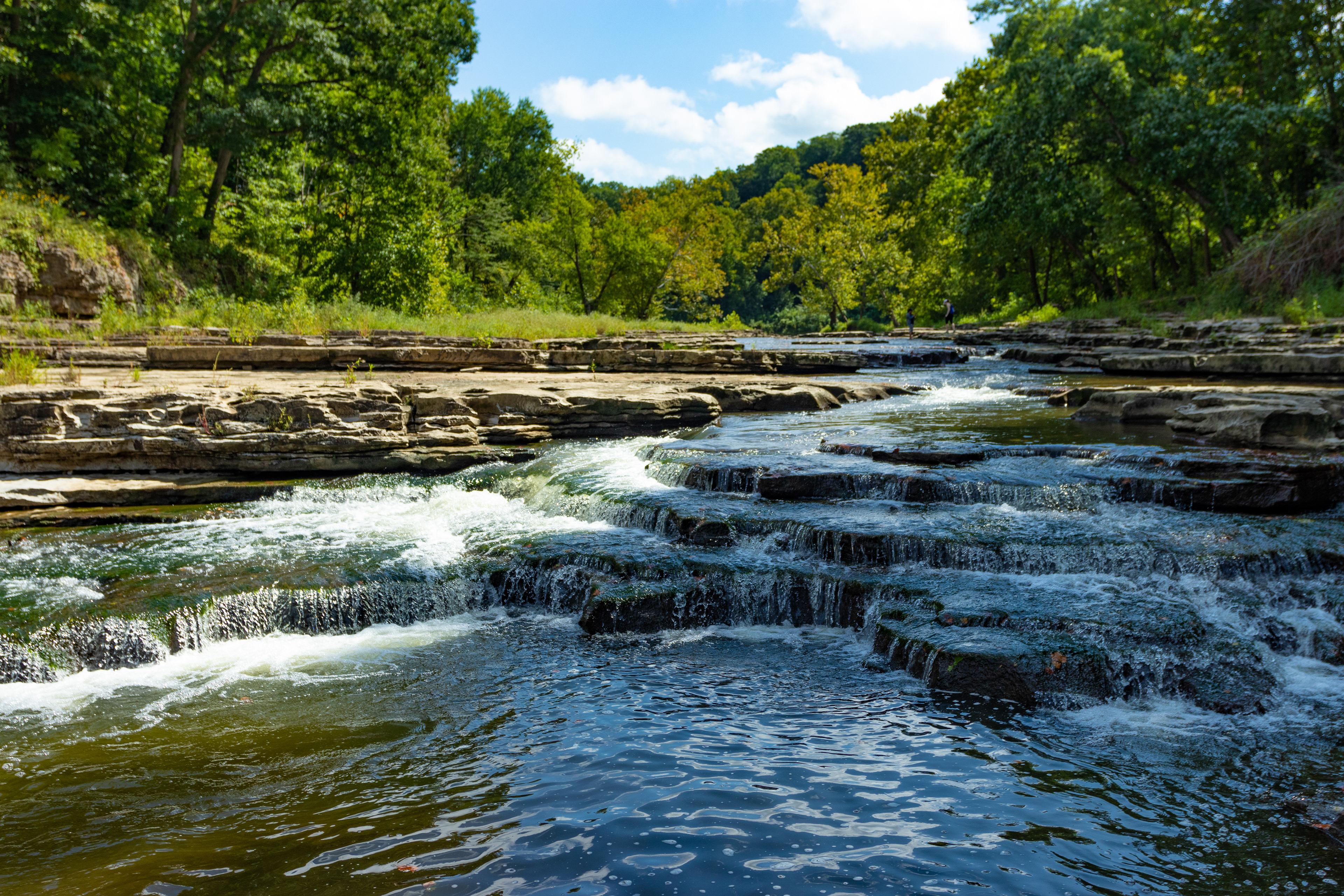 Cataract Falls, lower falls