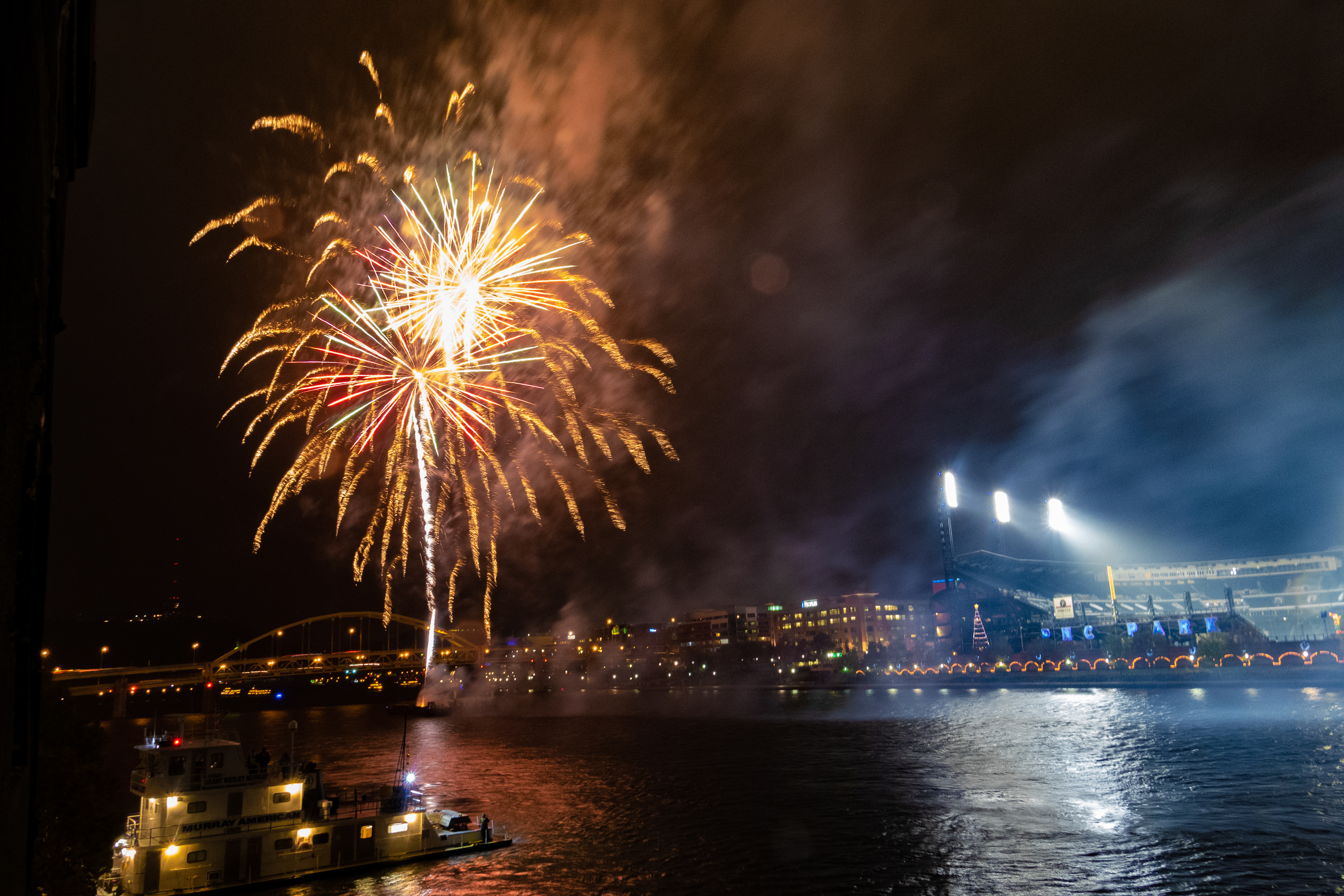 Light up night fireworks