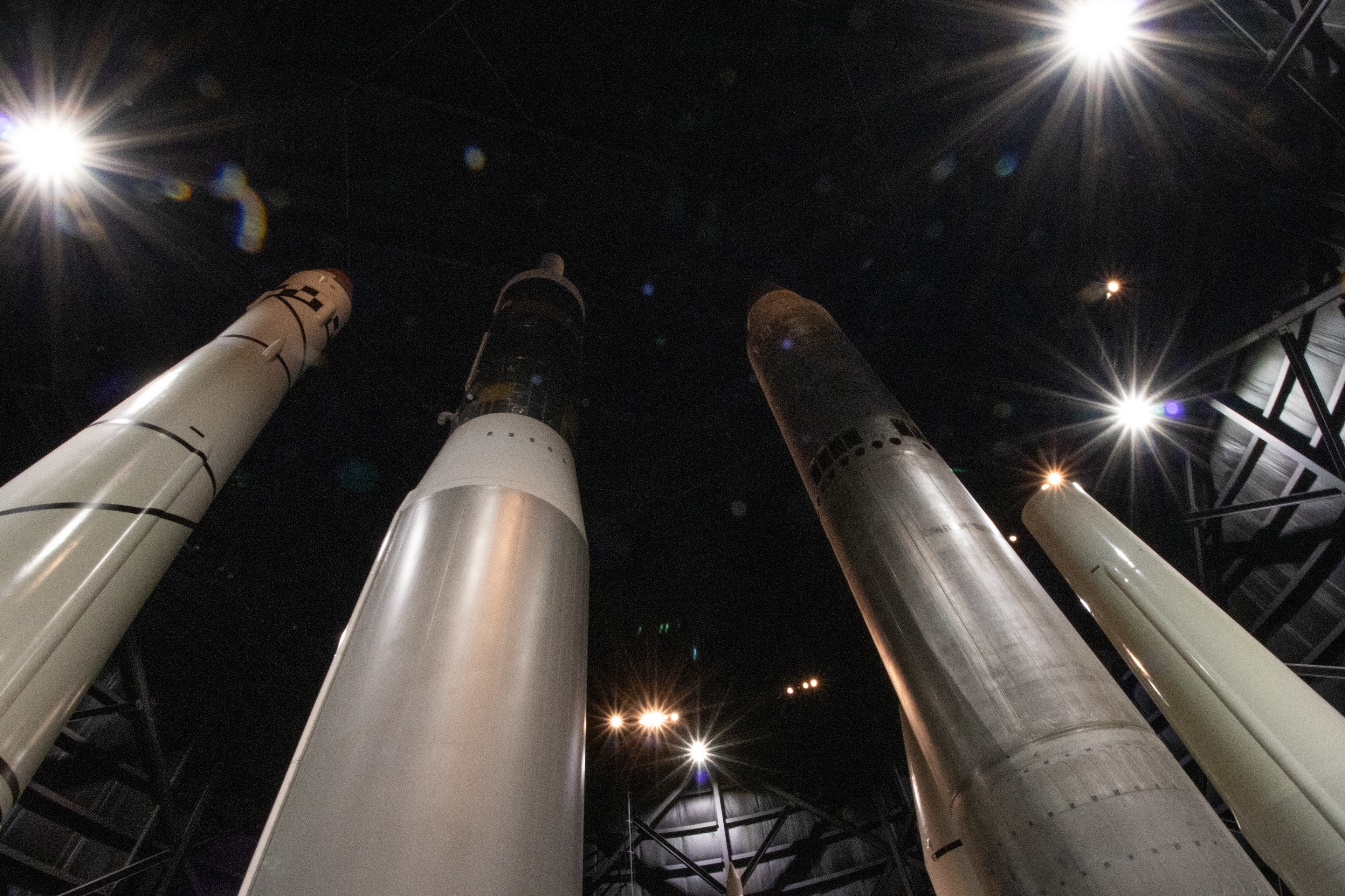 Missles at the National Muesum of the US Air Force