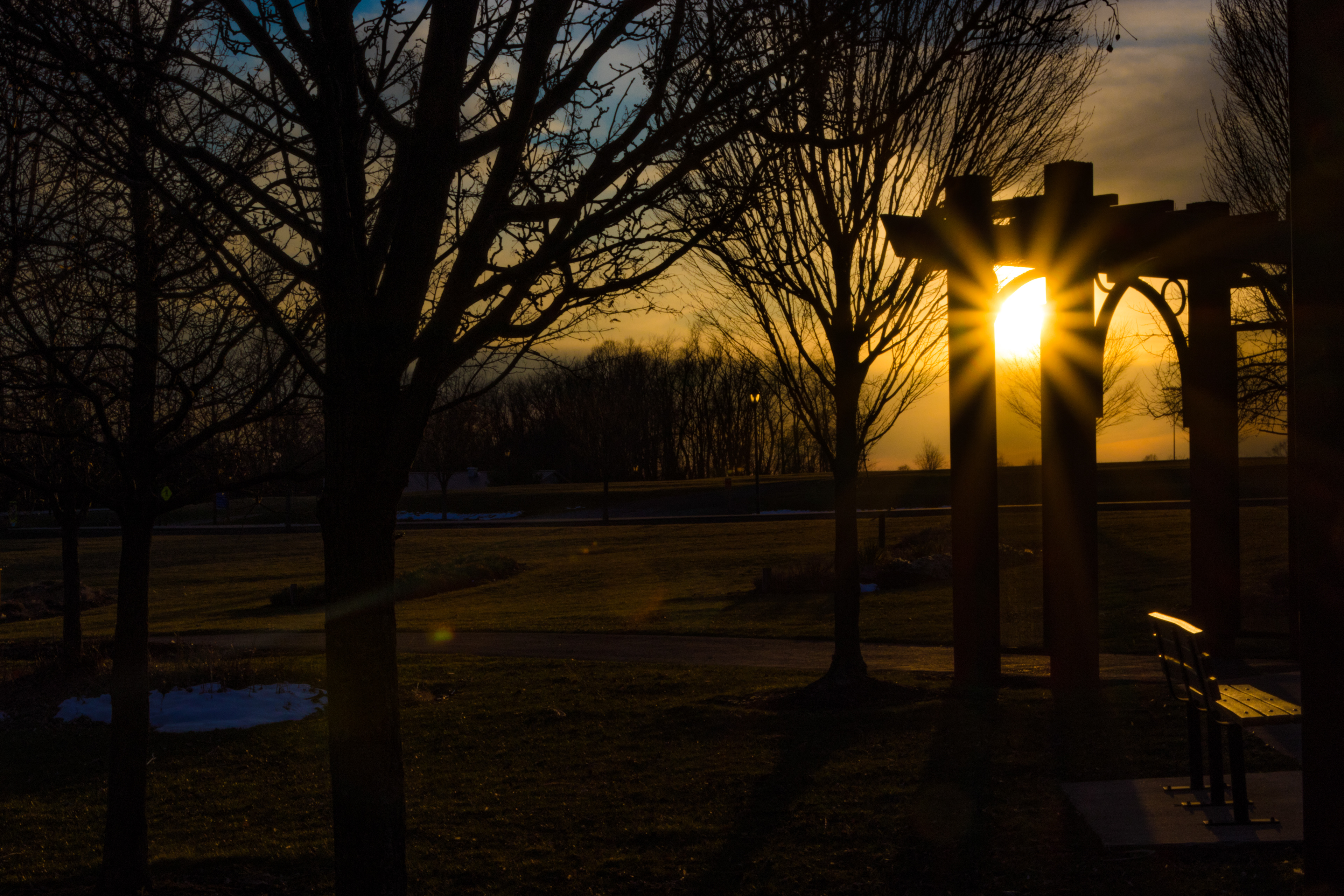 Monroeville Park Sunset