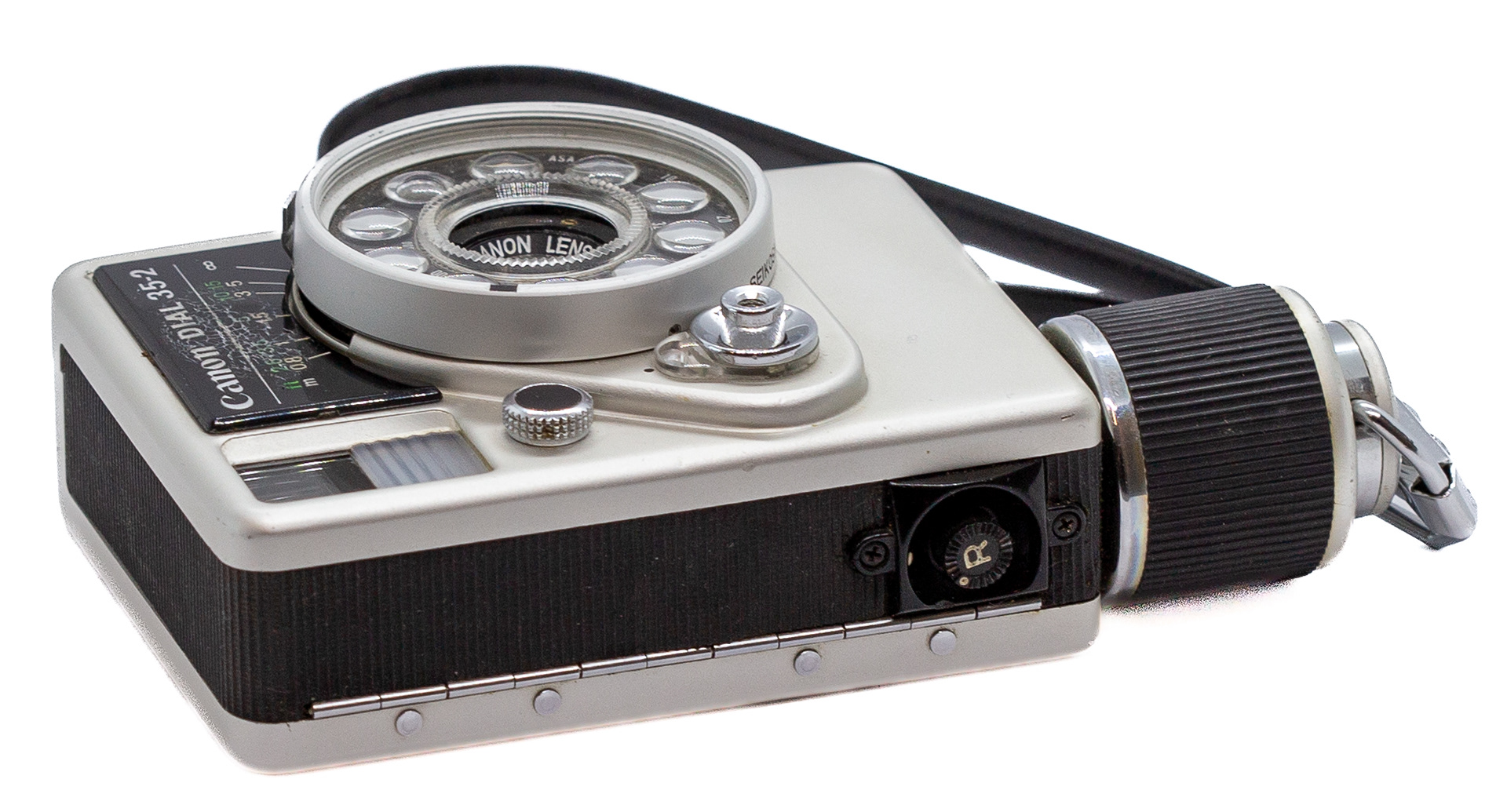 CANON DIAL 35-2. Widoczne pokrętło ręcznego ustawiania wartości przysłony