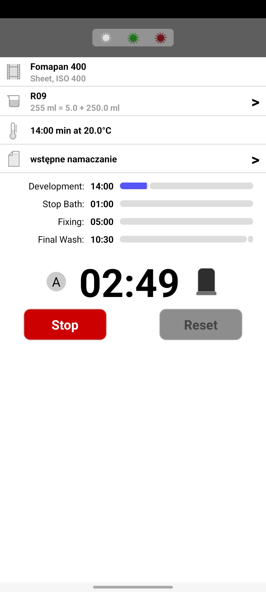 Aplikacja Massive Dev Chart Timer