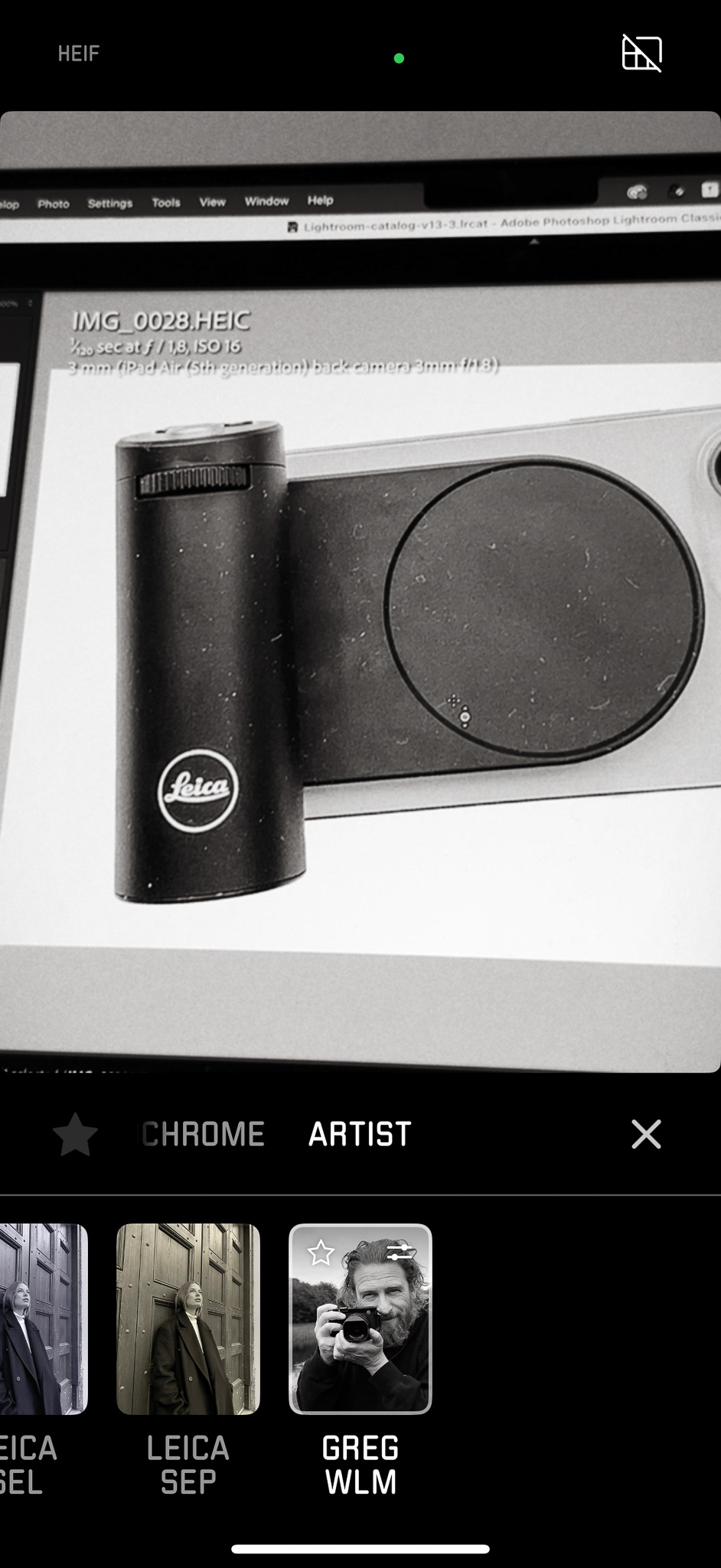 Leica Lux. Wybór trybu artyystycznego - © 2025 Tomasz Ryś