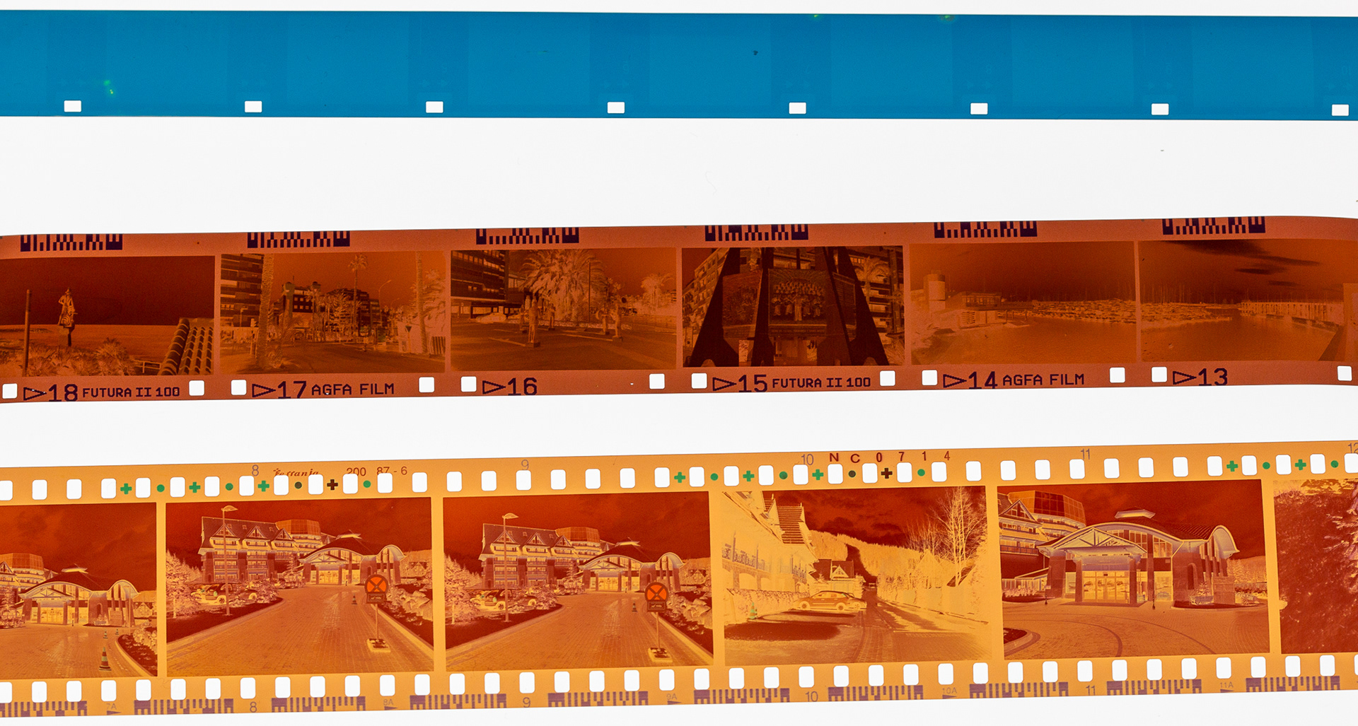 Porównanie filmów 16mm (110), APS i 135