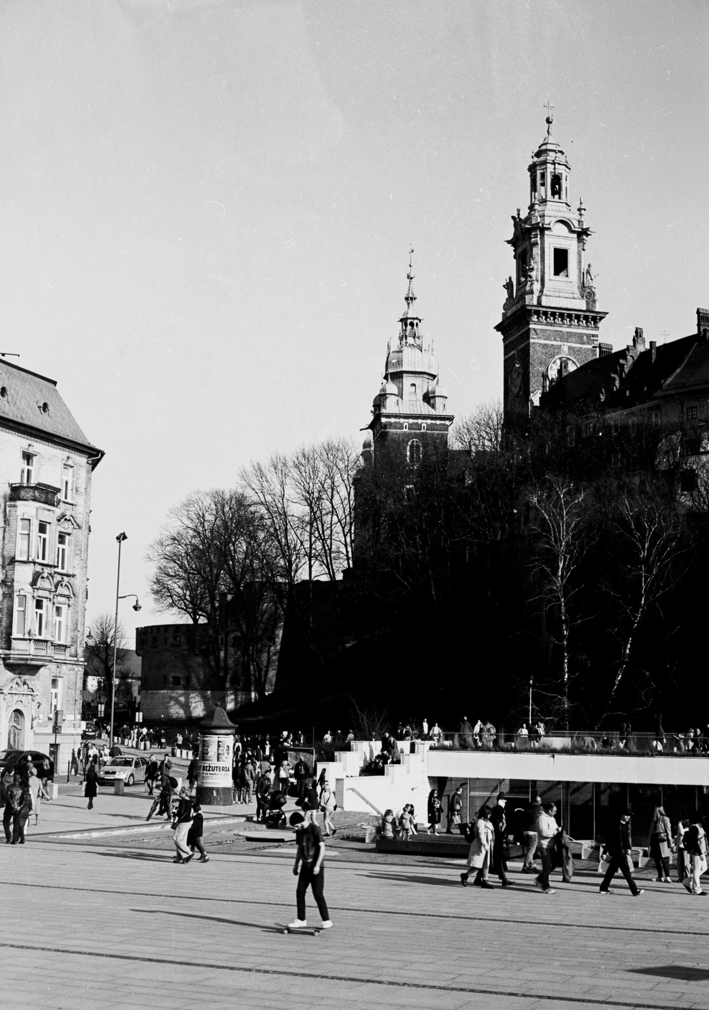 Widok na Wawel z ulicy Powiśle - © 2024 Tomasz Ryś