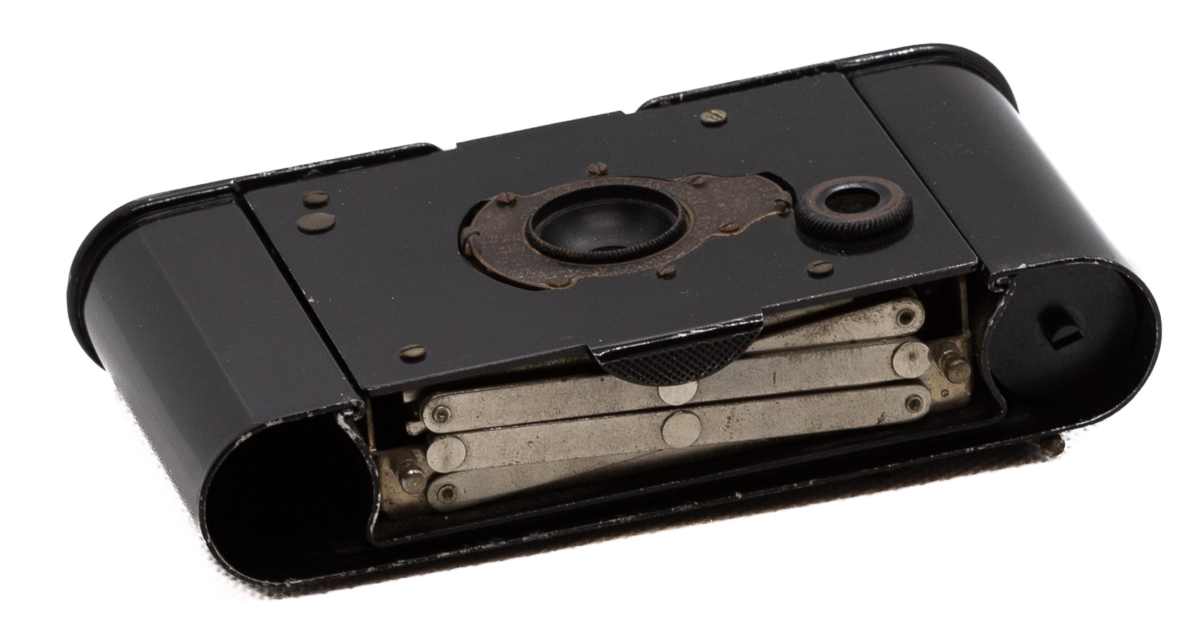 Kodak Vest Pocket ze zdjętą pokrywą (tak ładujemy błonę) - © 2023 Tomasz Ryś