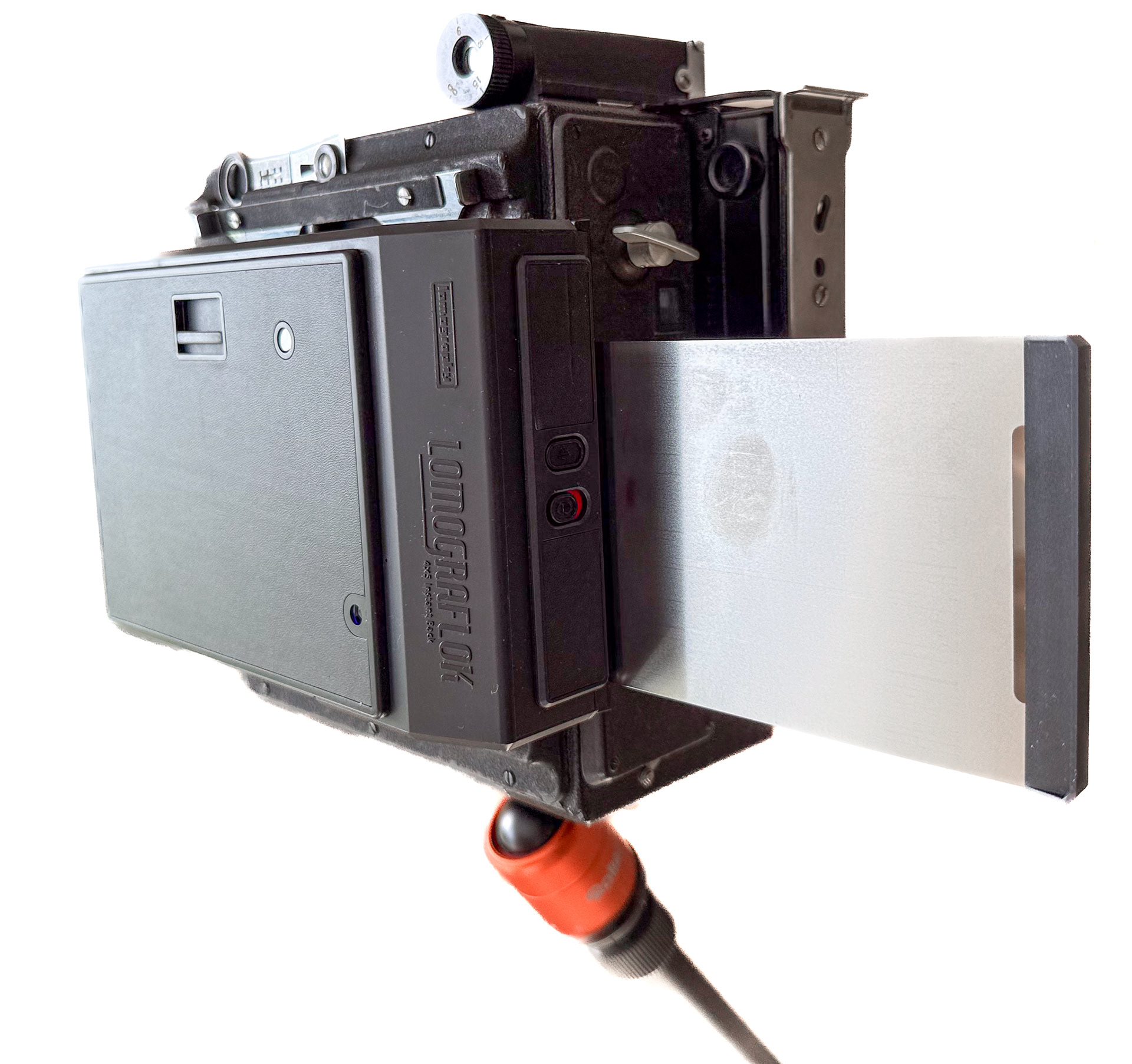 Lomograflok z wysuniętą osłona filmu - © 2025 Tomasz Ryś