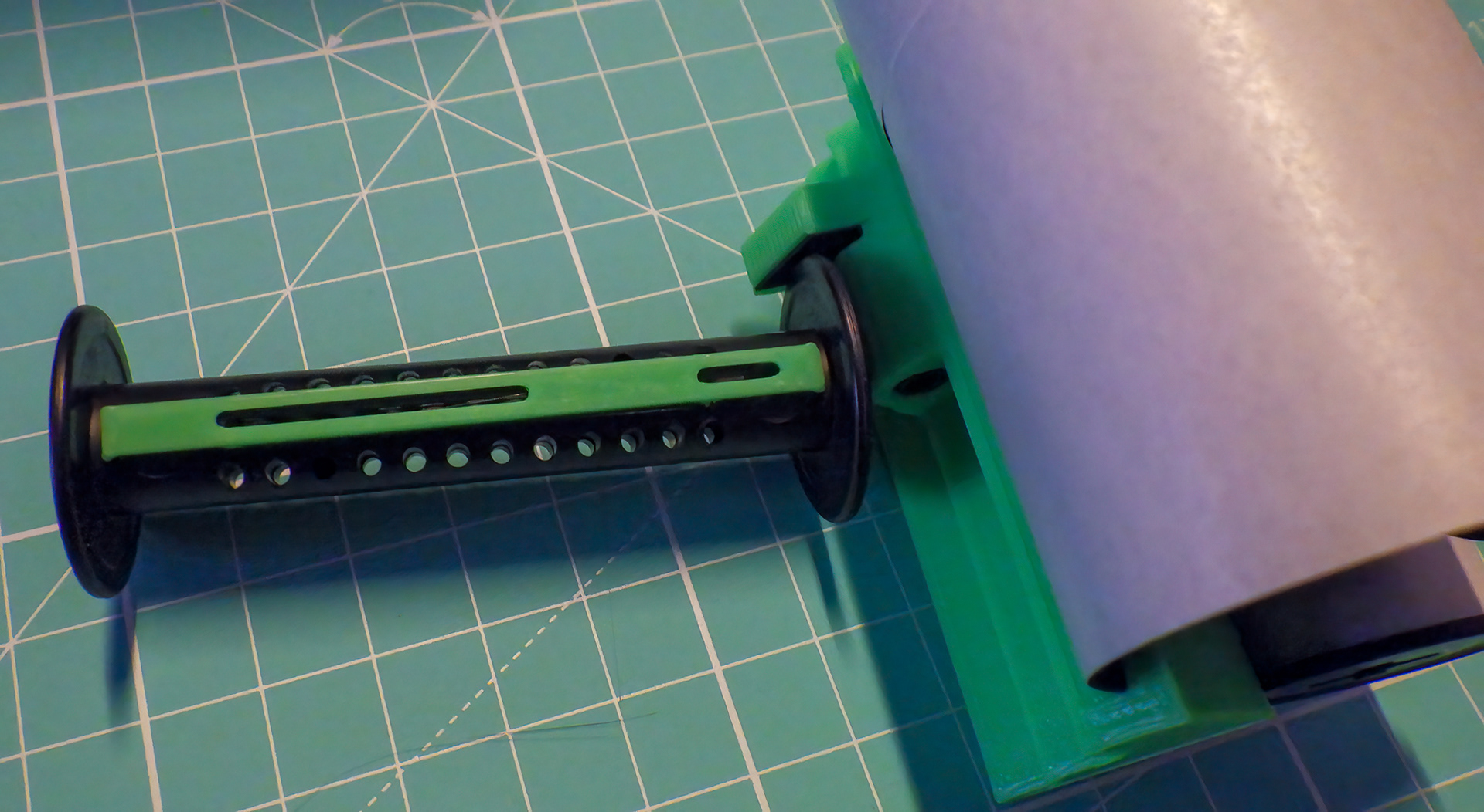 Do szpuli 120 wkładamy klip