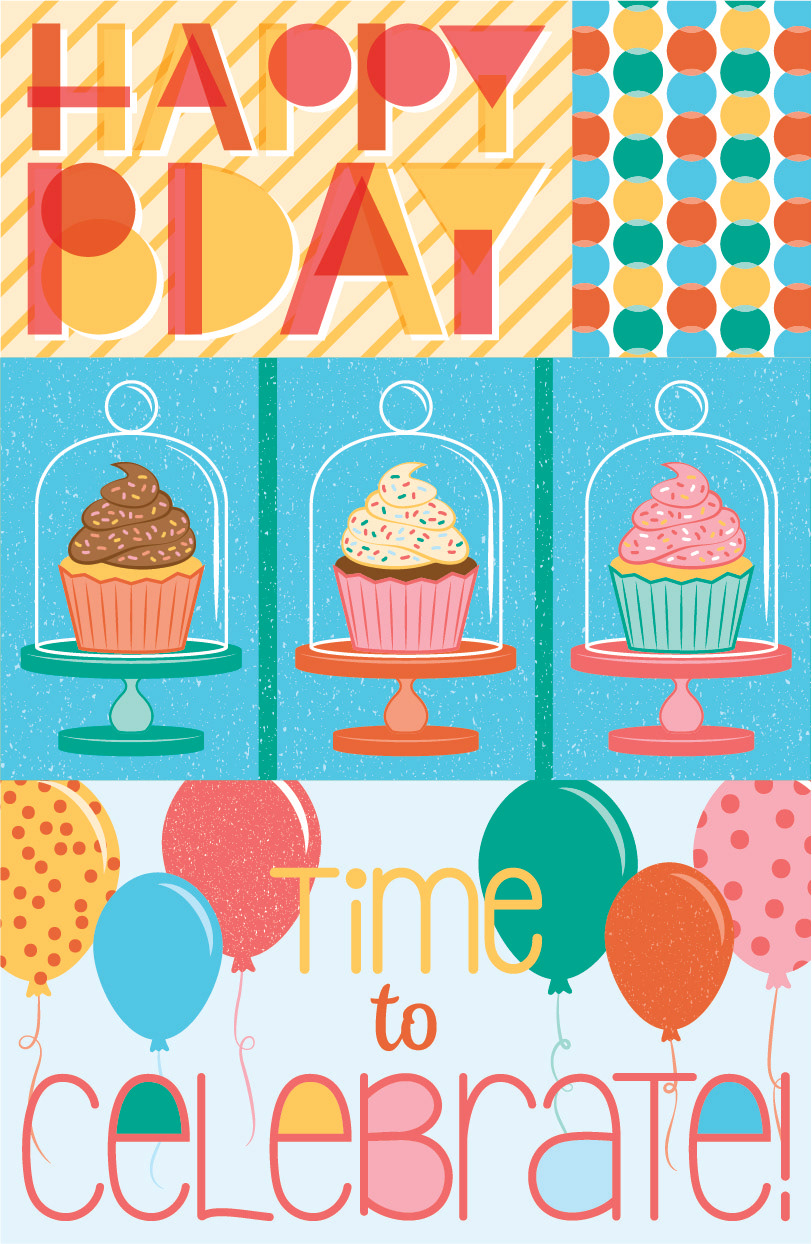 Birthday illustrations