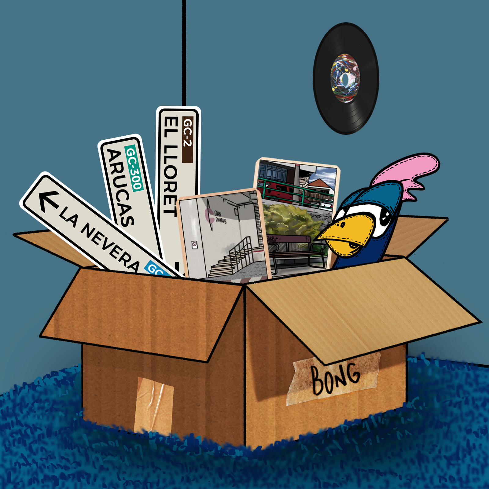 Cover Illustration for BONG Crew