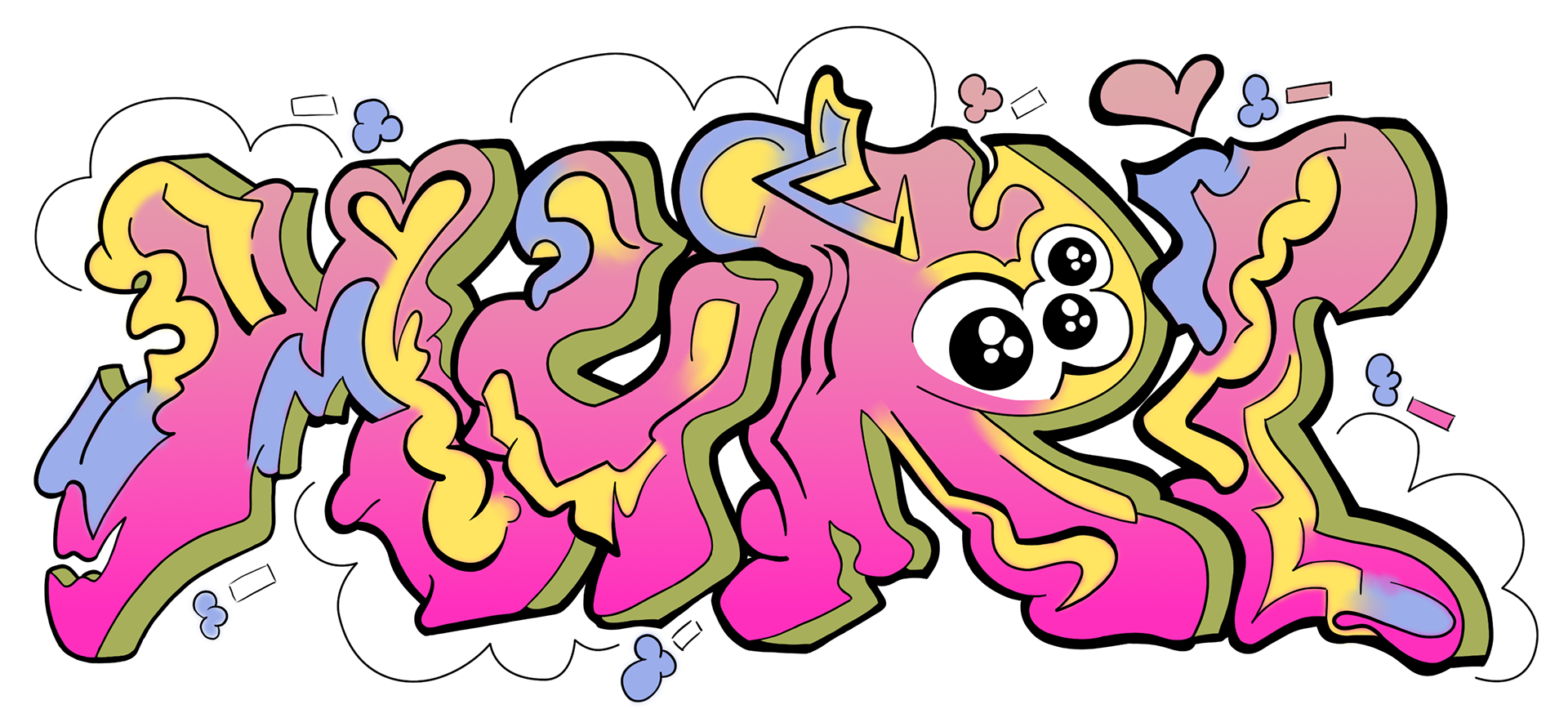 Digitalization for Graffiti Writer - Muri