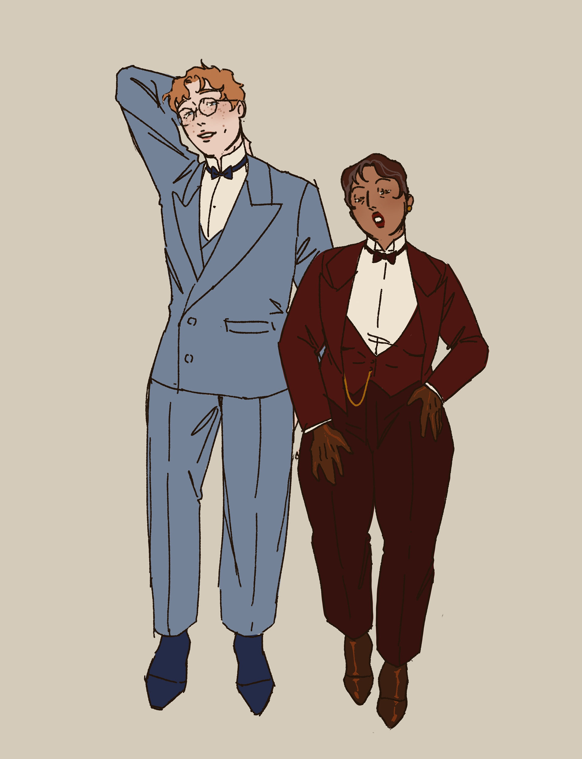 Sally "Sal" Durand & Frances "Frankie" Aguirre, 1923