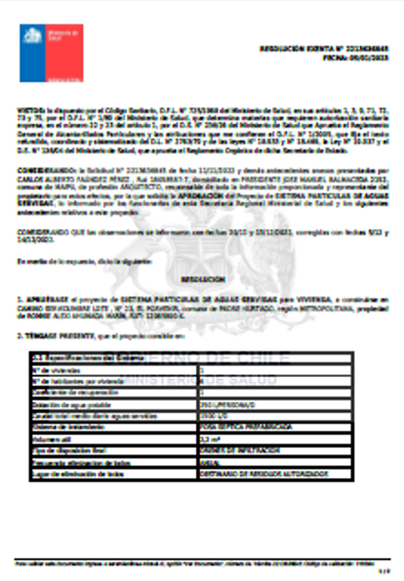 02 - RESOLUCIÓN SANITARIA