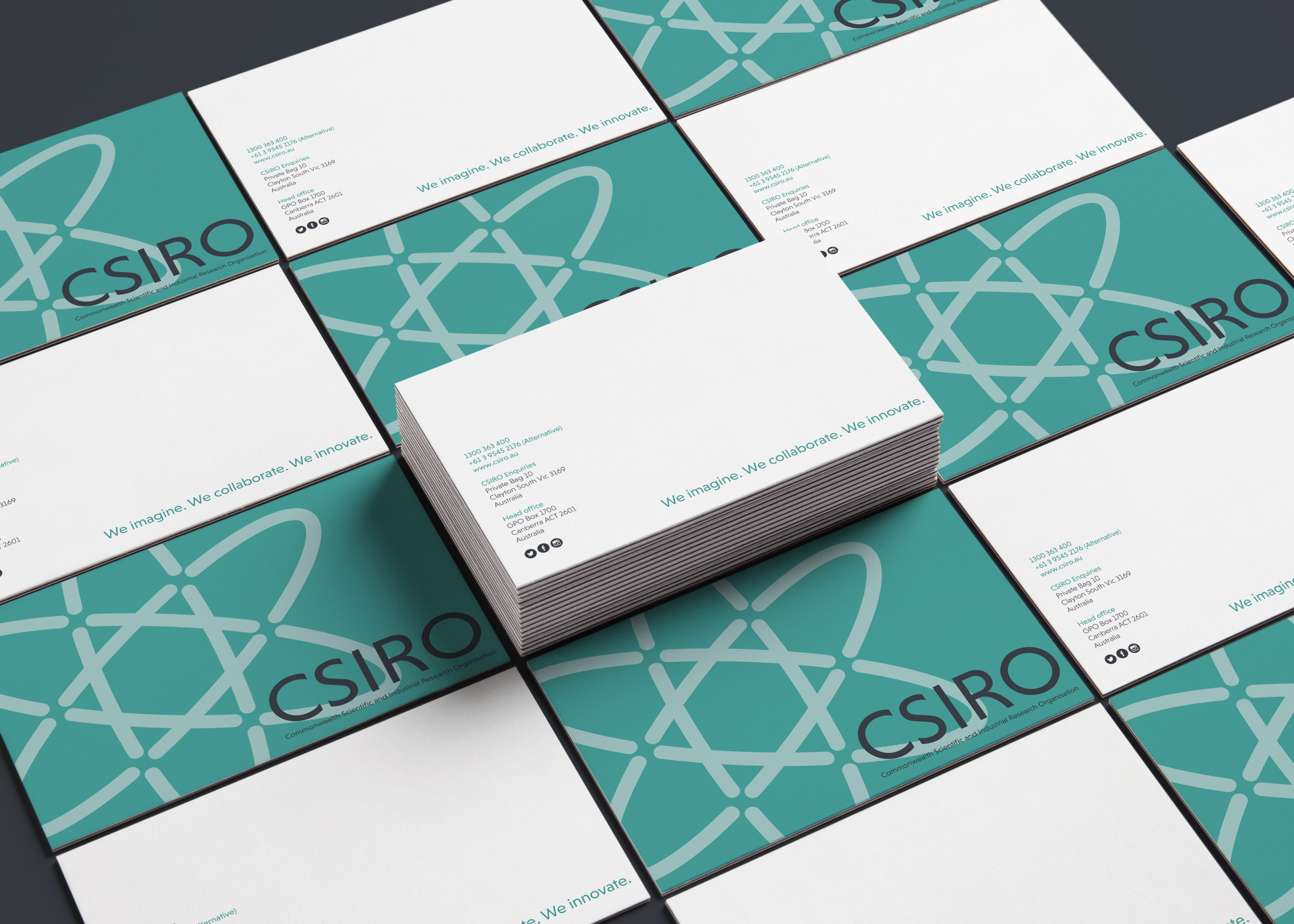 CSIRO Business Card Mockup