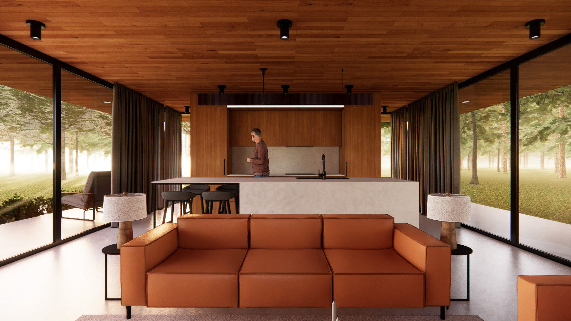 Kitchen/Living Visualization 1