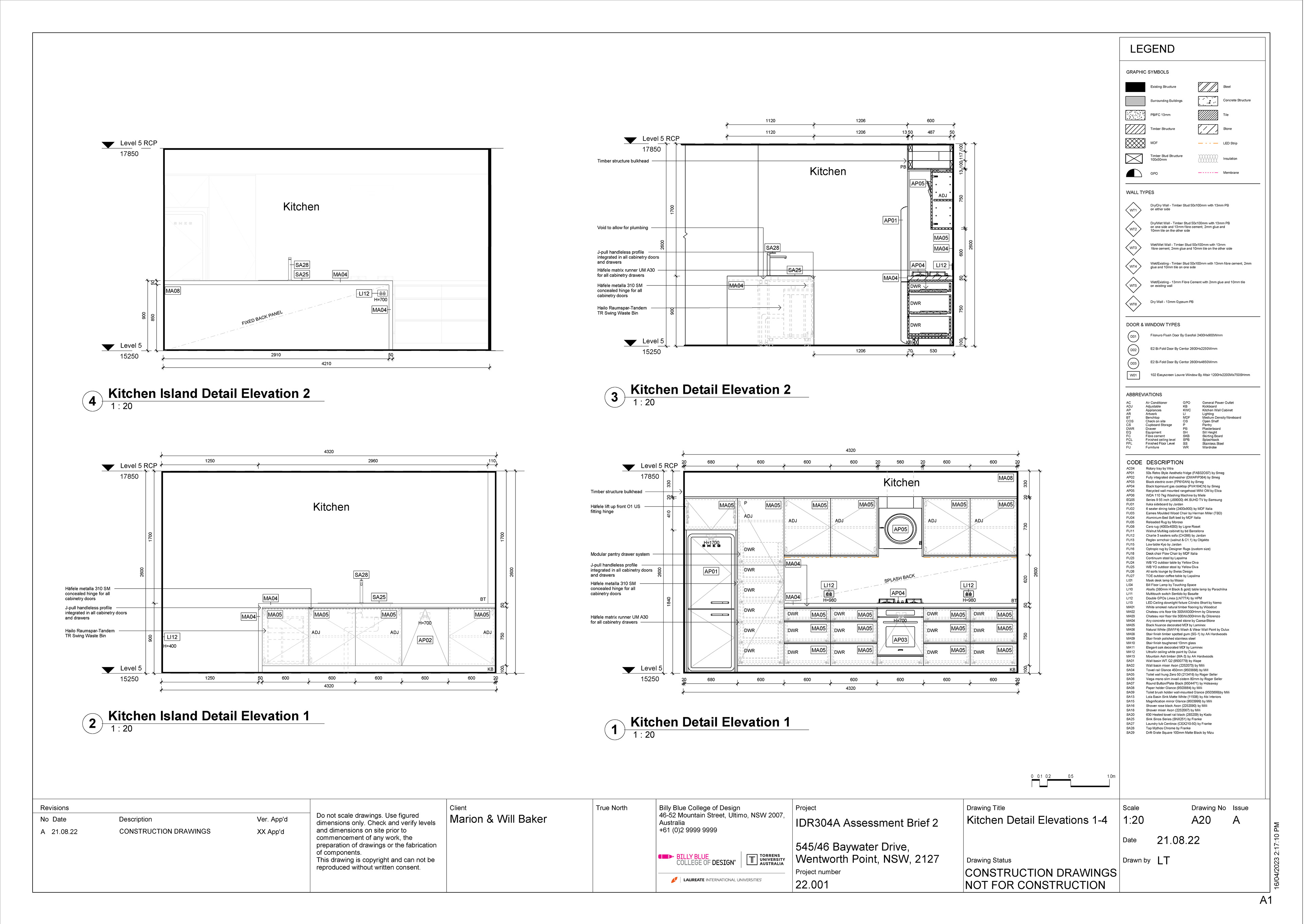 Kitchen Elevations