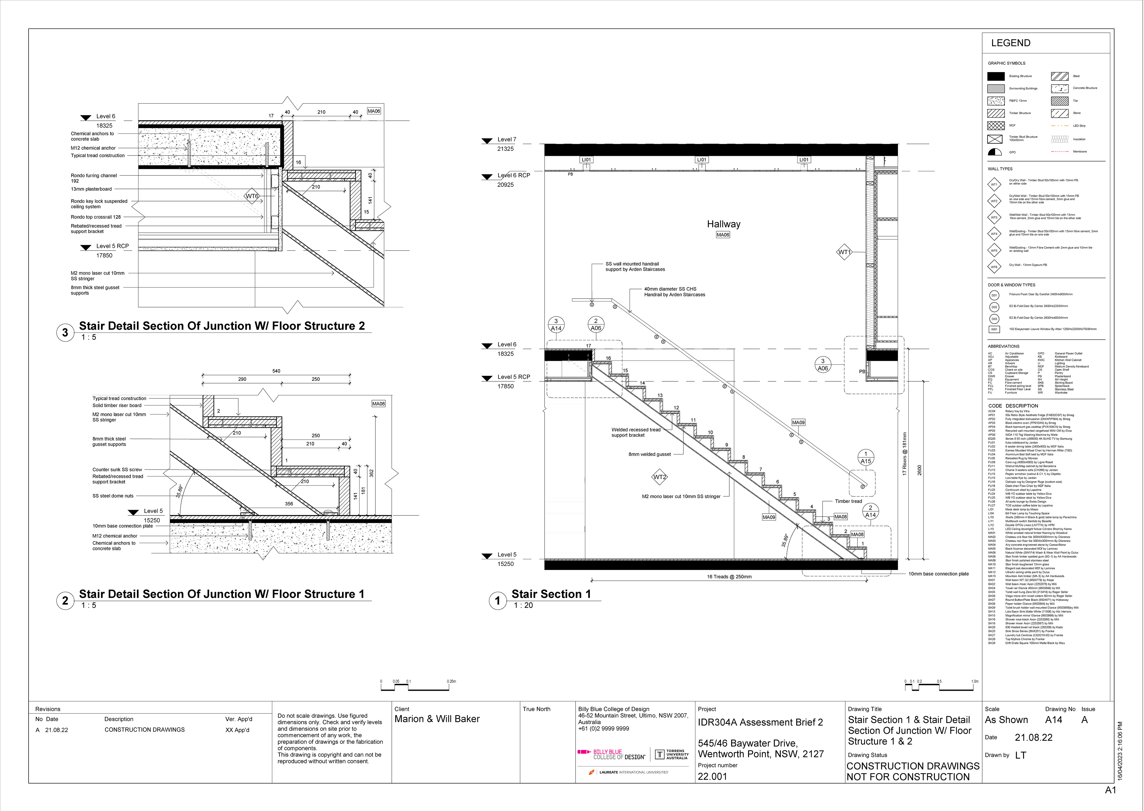 Stair Section & Details