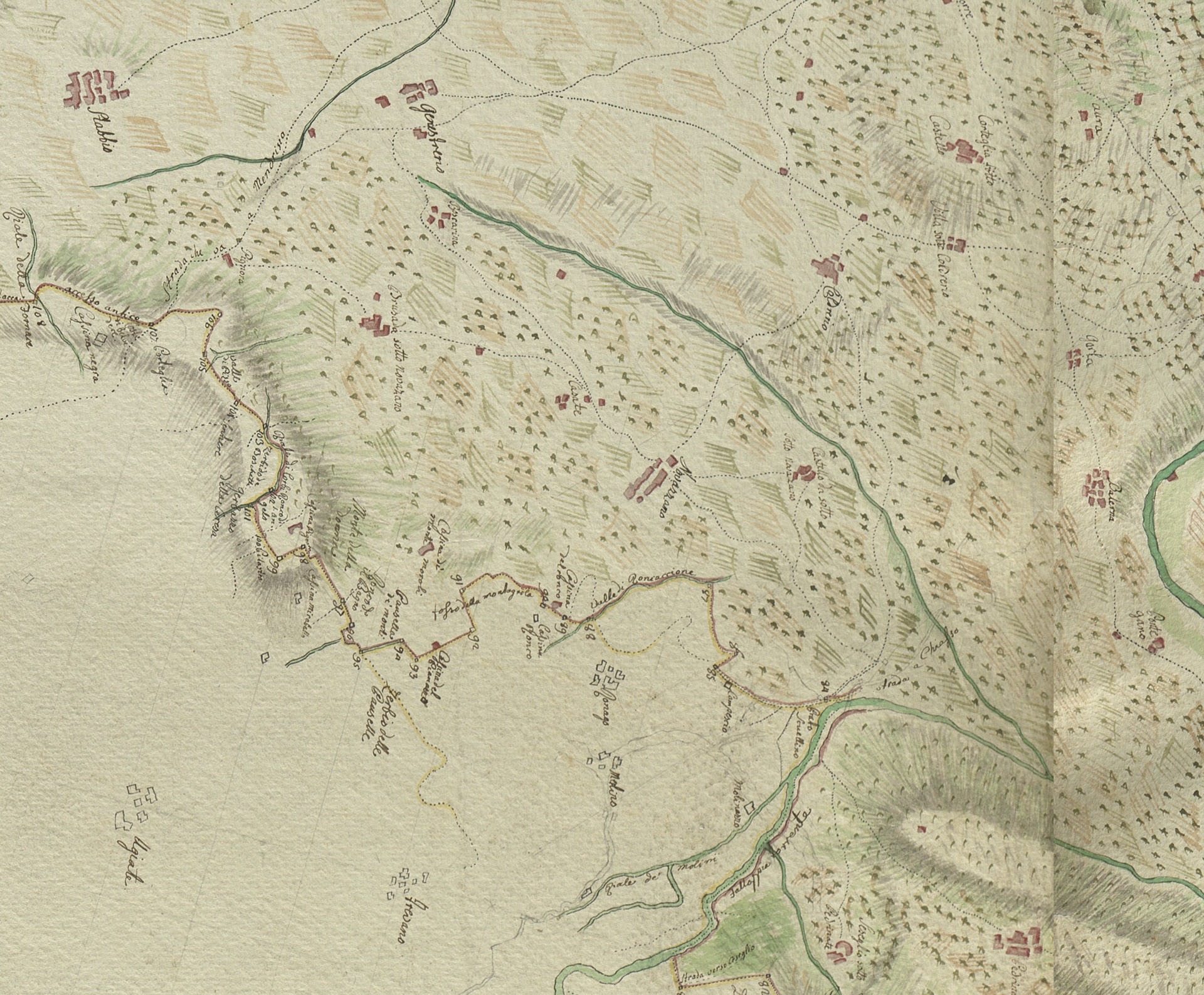 Carta Neurone, 1780 (Zentralbibliothek Zürich)