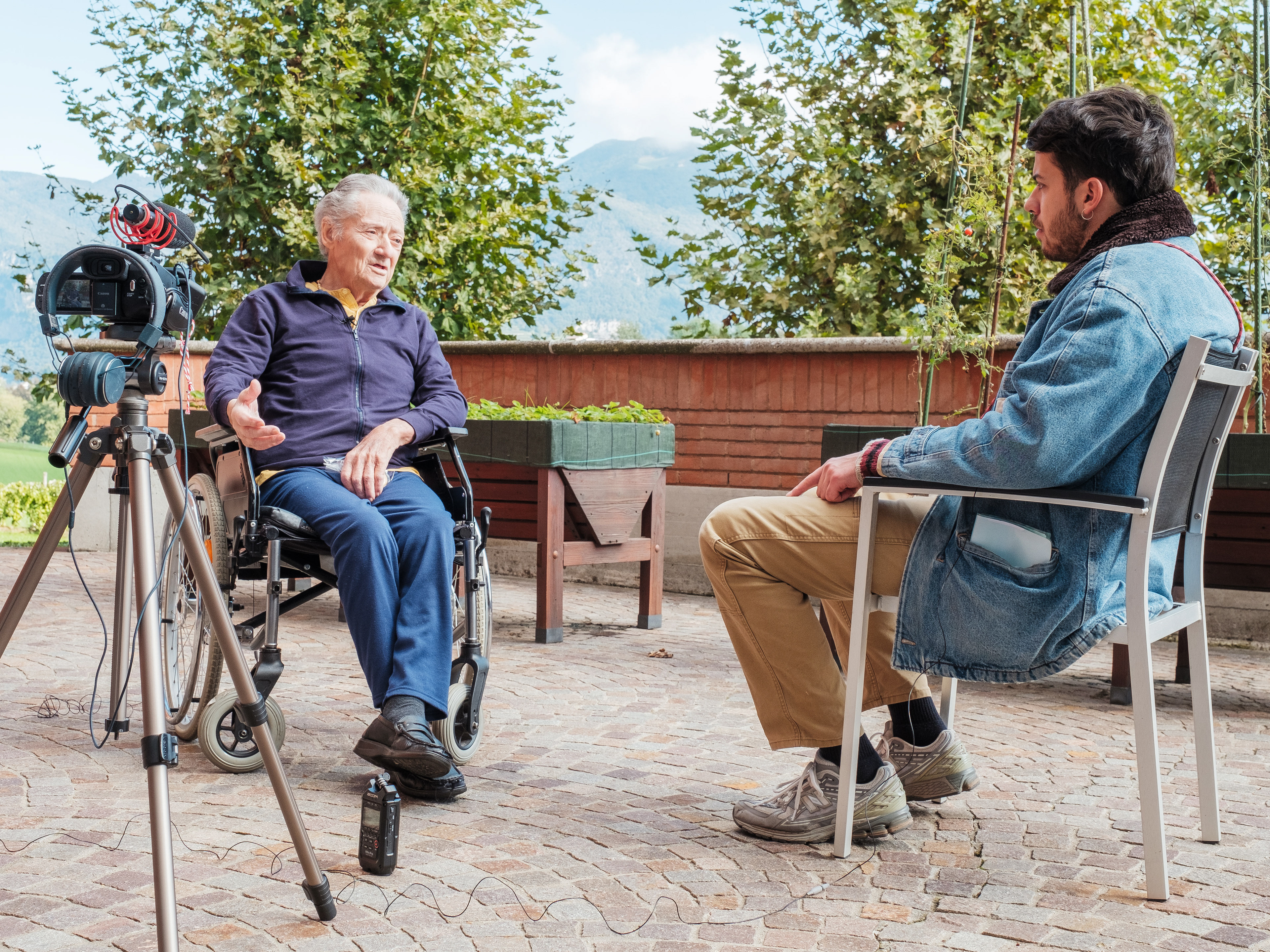 Vasco Medici intervista Norberto Piffaretti, 2024 (Francesco Tadini)