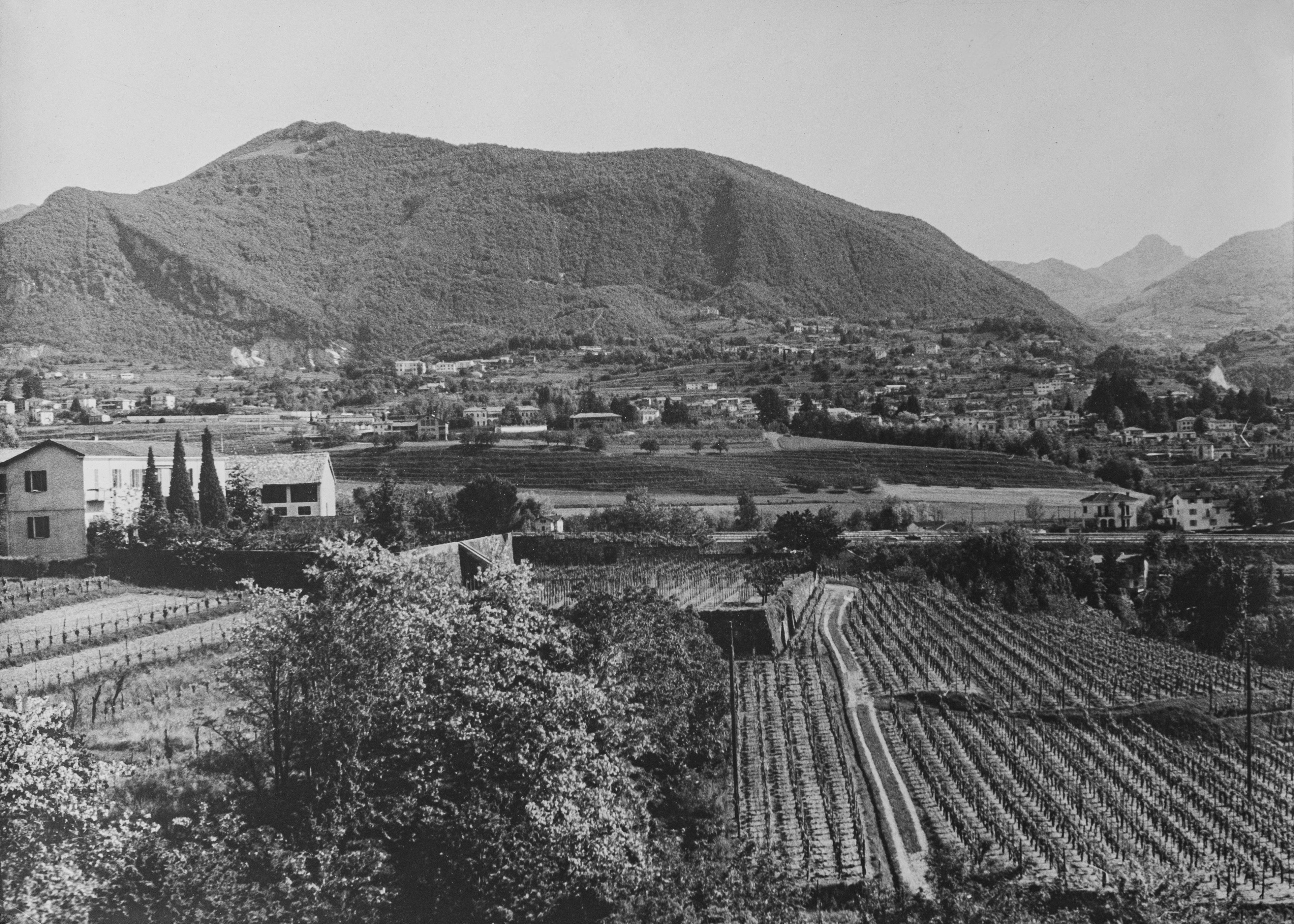 Castel di Sotto a Novazzano, circa 1965 (Francesco Tadini)