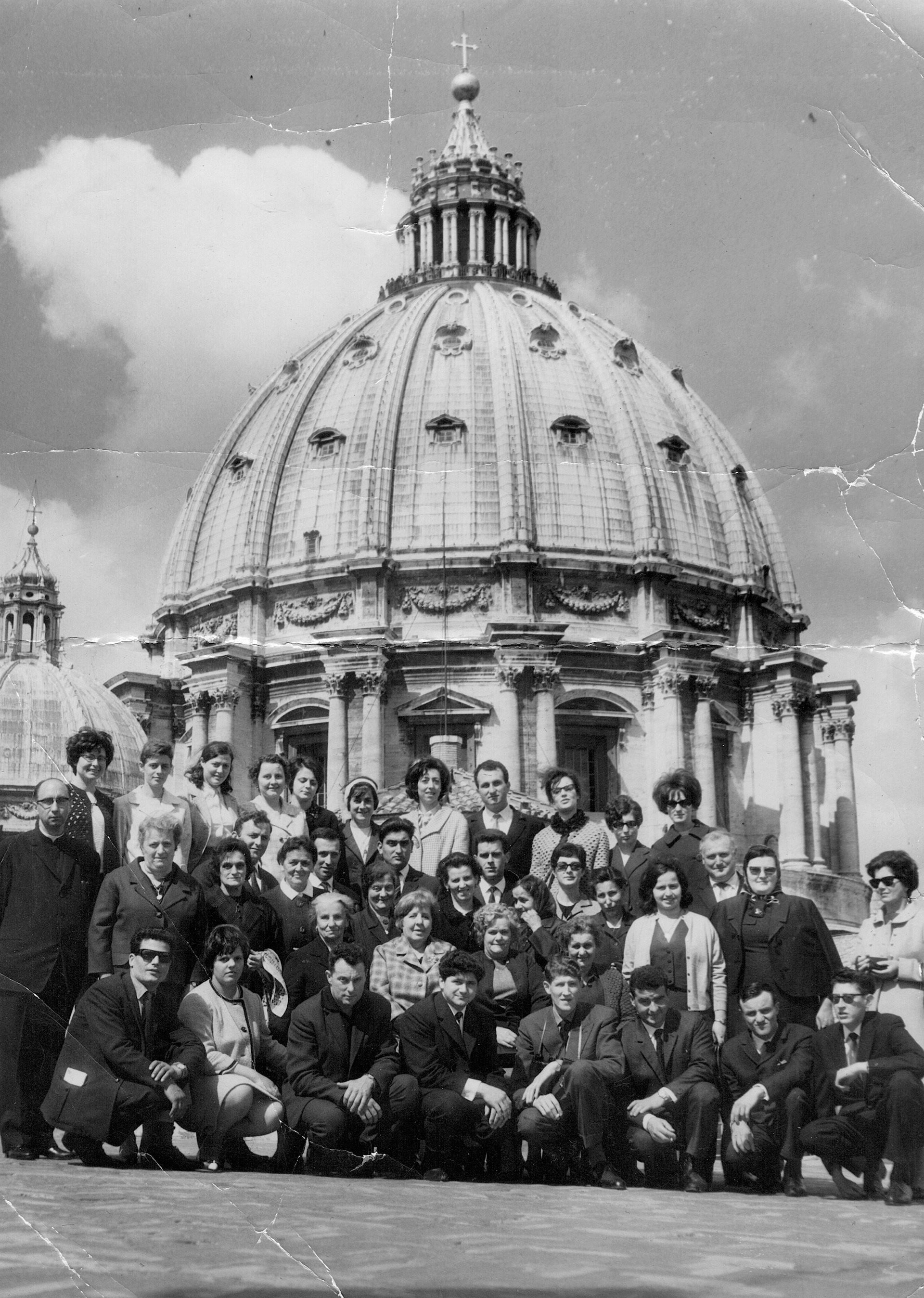 Gita a Roma con Don Mazzetti, 1966 (Famiglia Piffaretti)