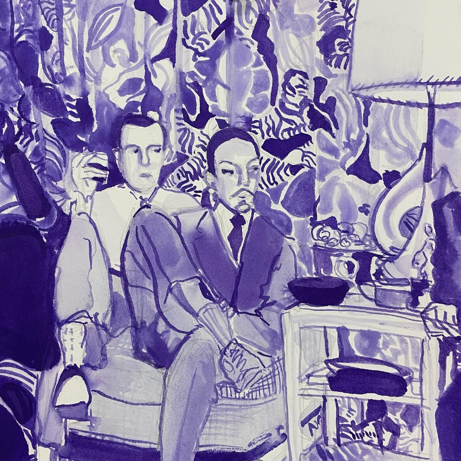 Queer cocktail party at Bobbi Smith’s house in Florida, 1950s