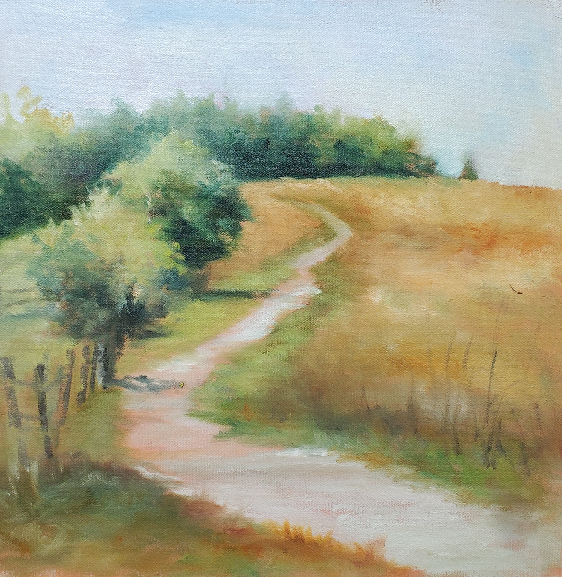 Horses Have the Right of Way, 11 x 11, $250