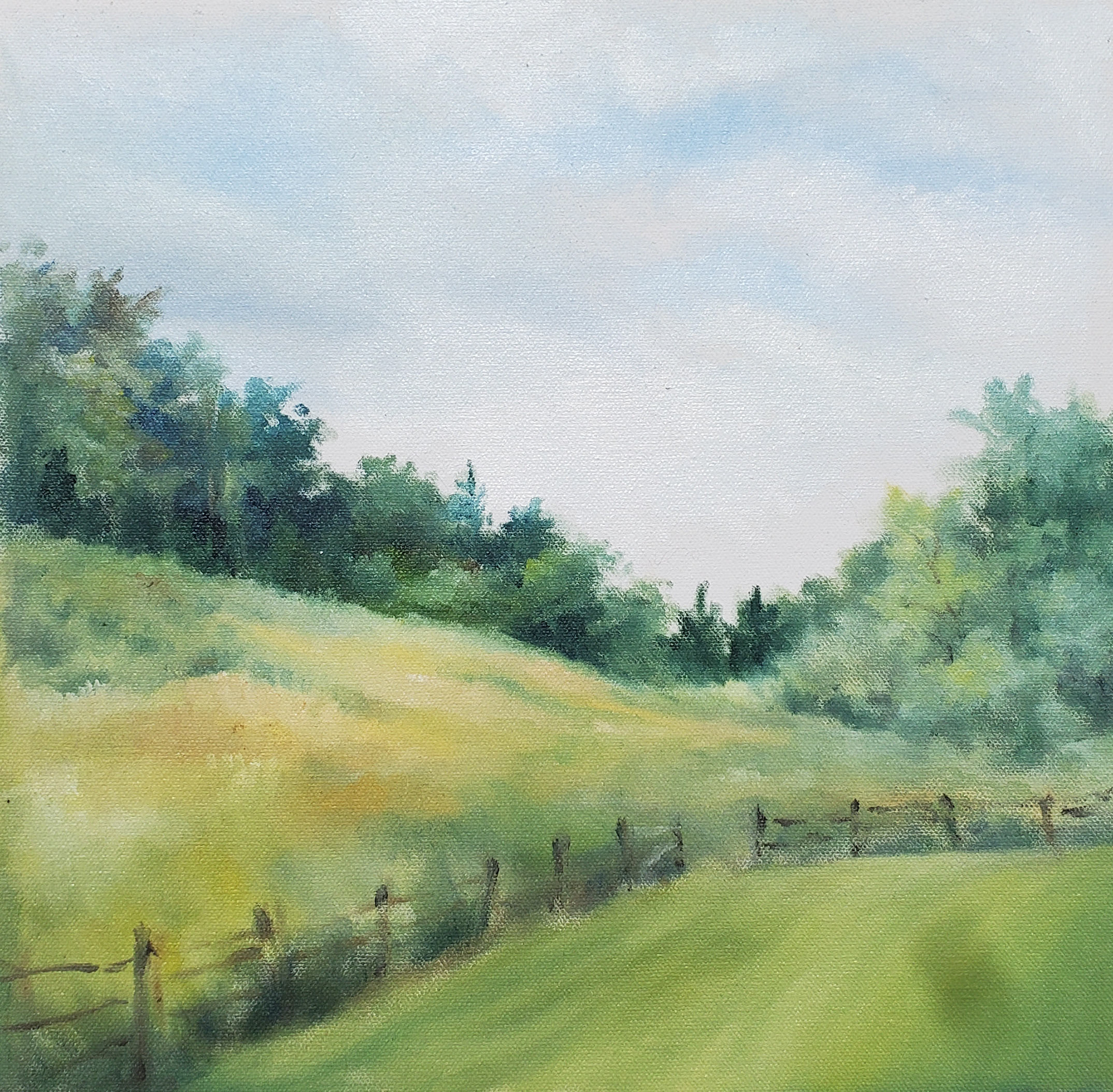 Under the Tree at Knox Farm, 11 x 11, $250
