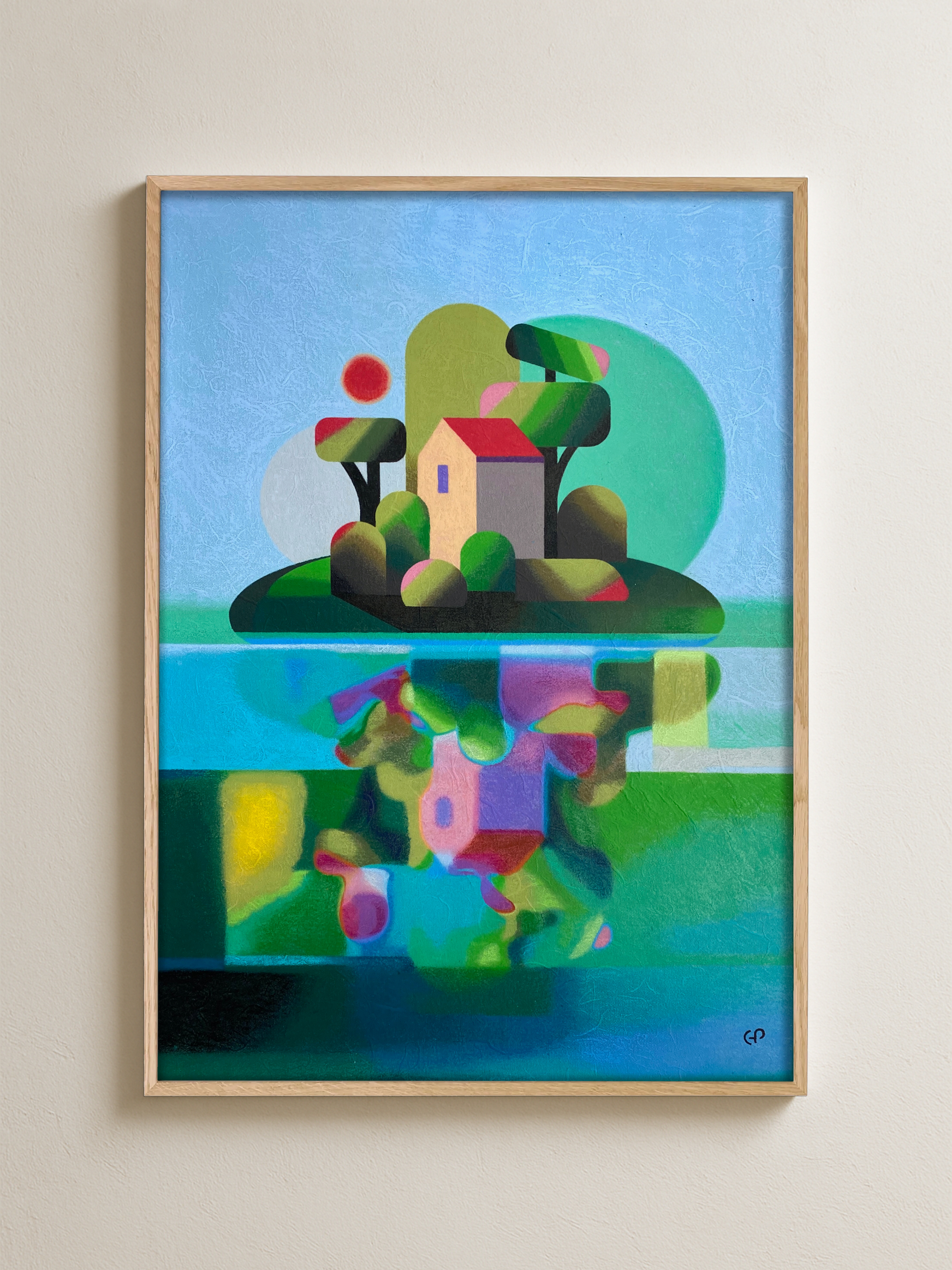 Garden Island 46x63 cm