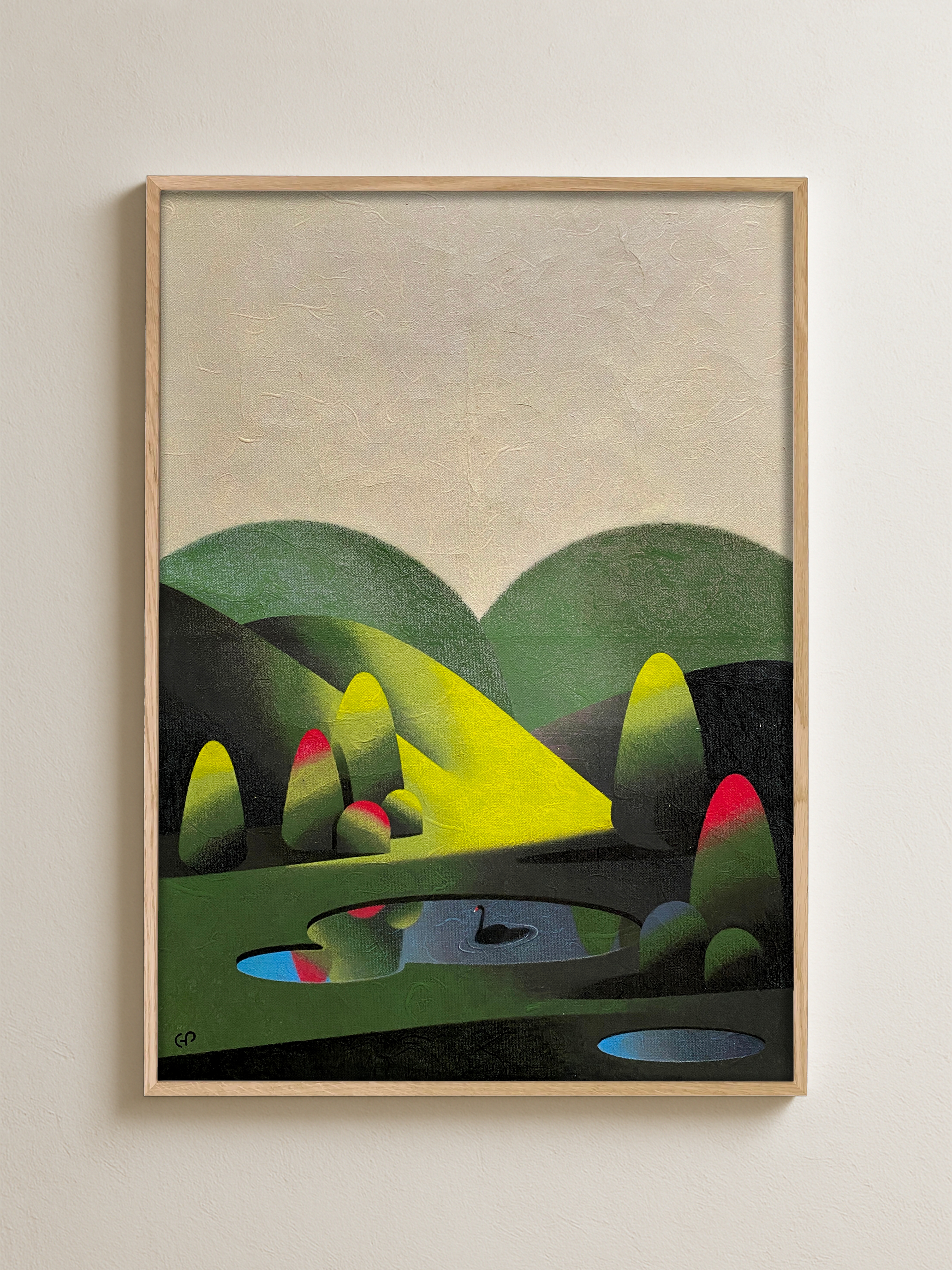 Lake garden 2.0 46x63 cm