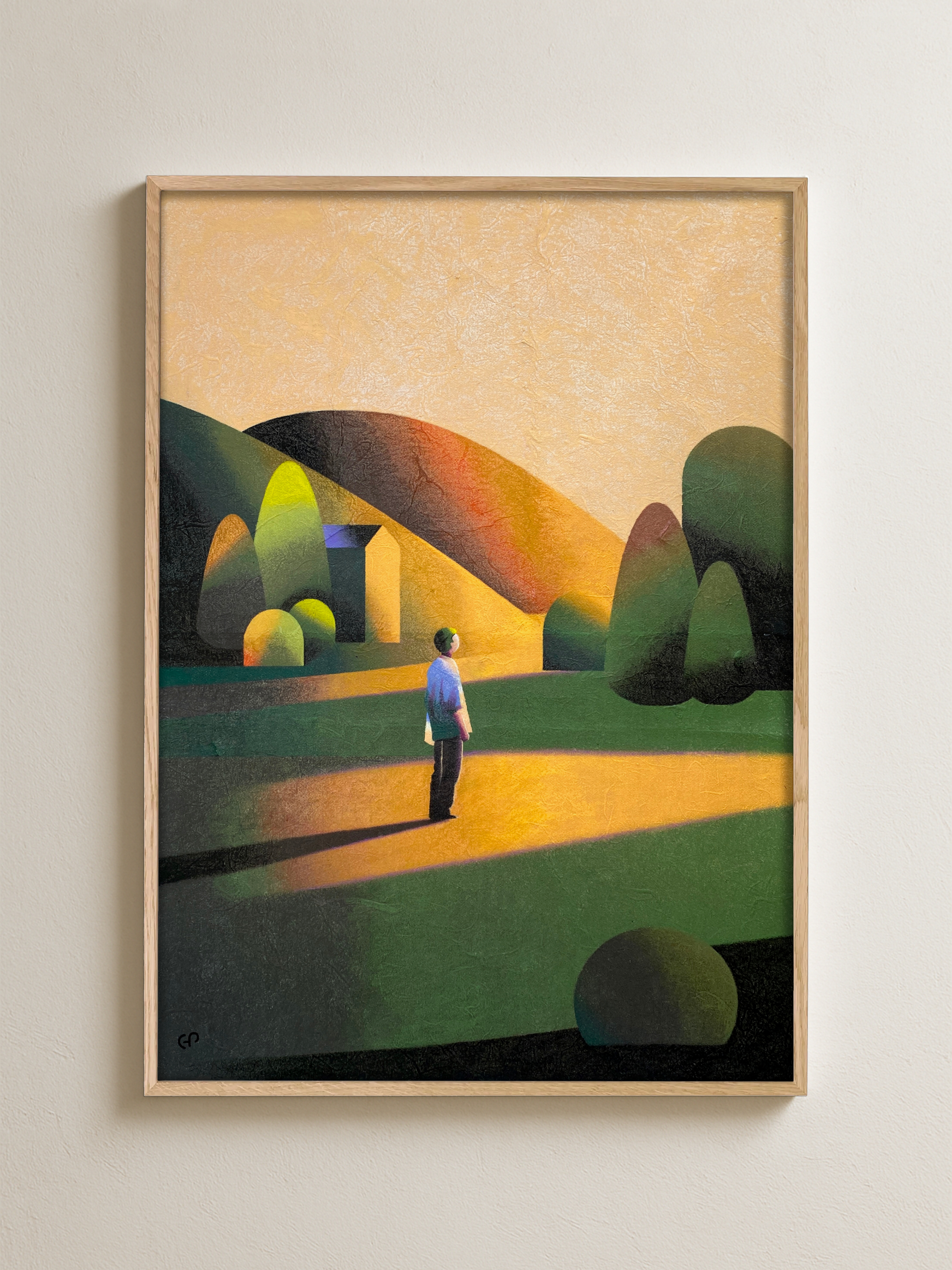 Afternoon in the Garden 46x63 cm