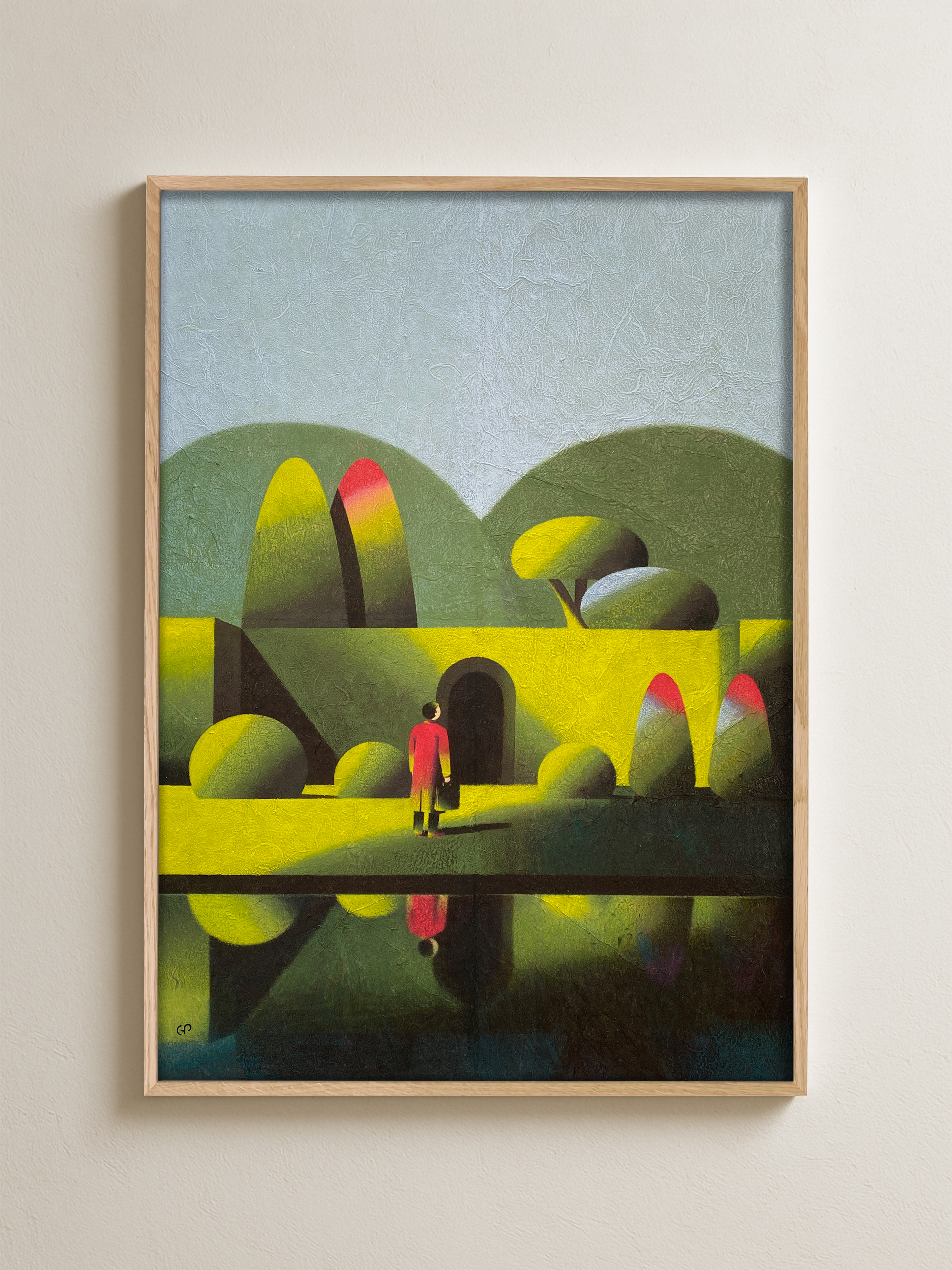 Nigma's garden 63x92 cm