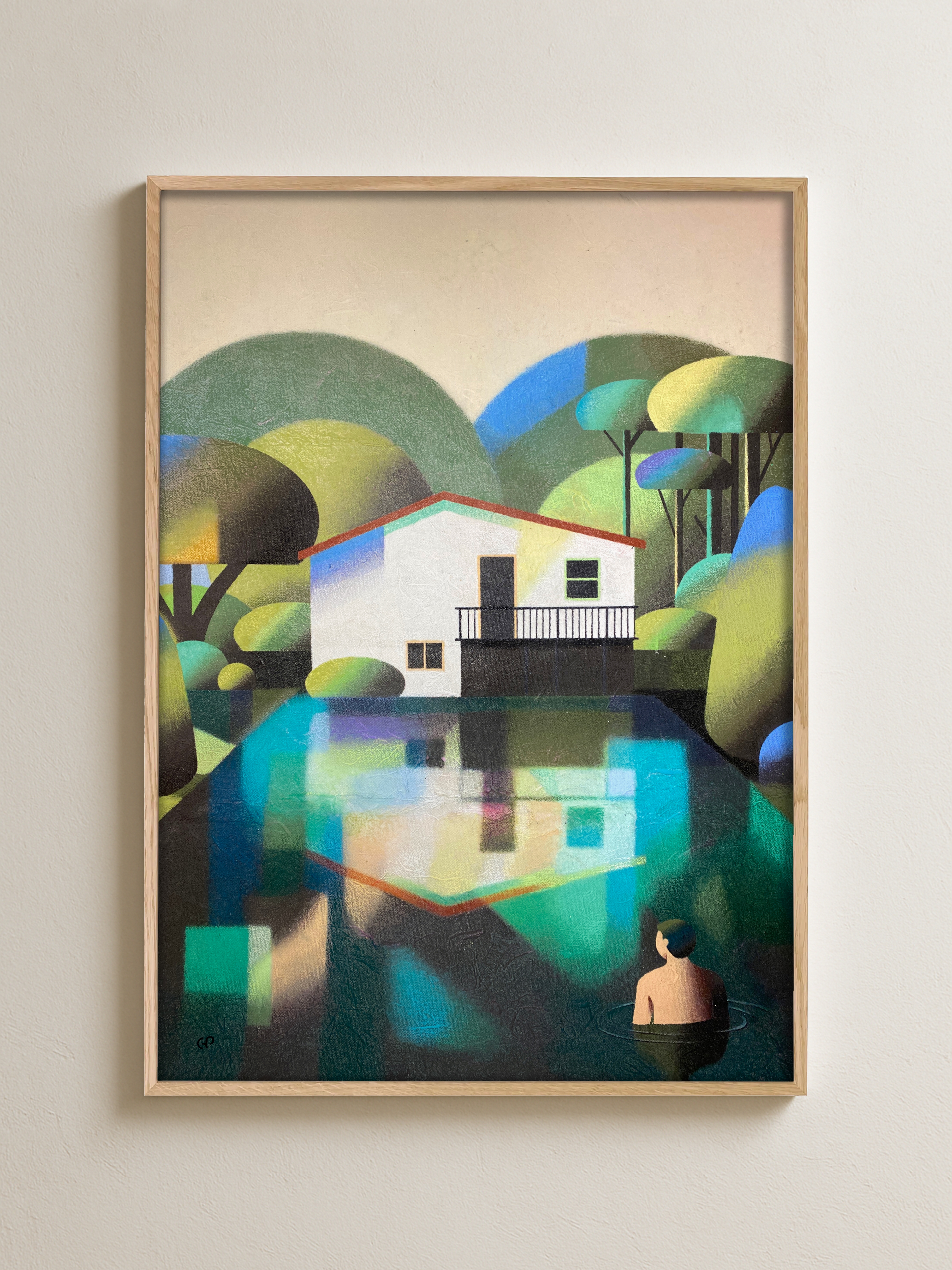 Tales from the Lake 46x63 cm