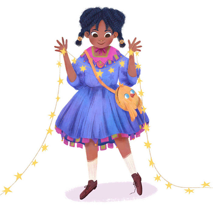 Art trade with Celeste Cruz