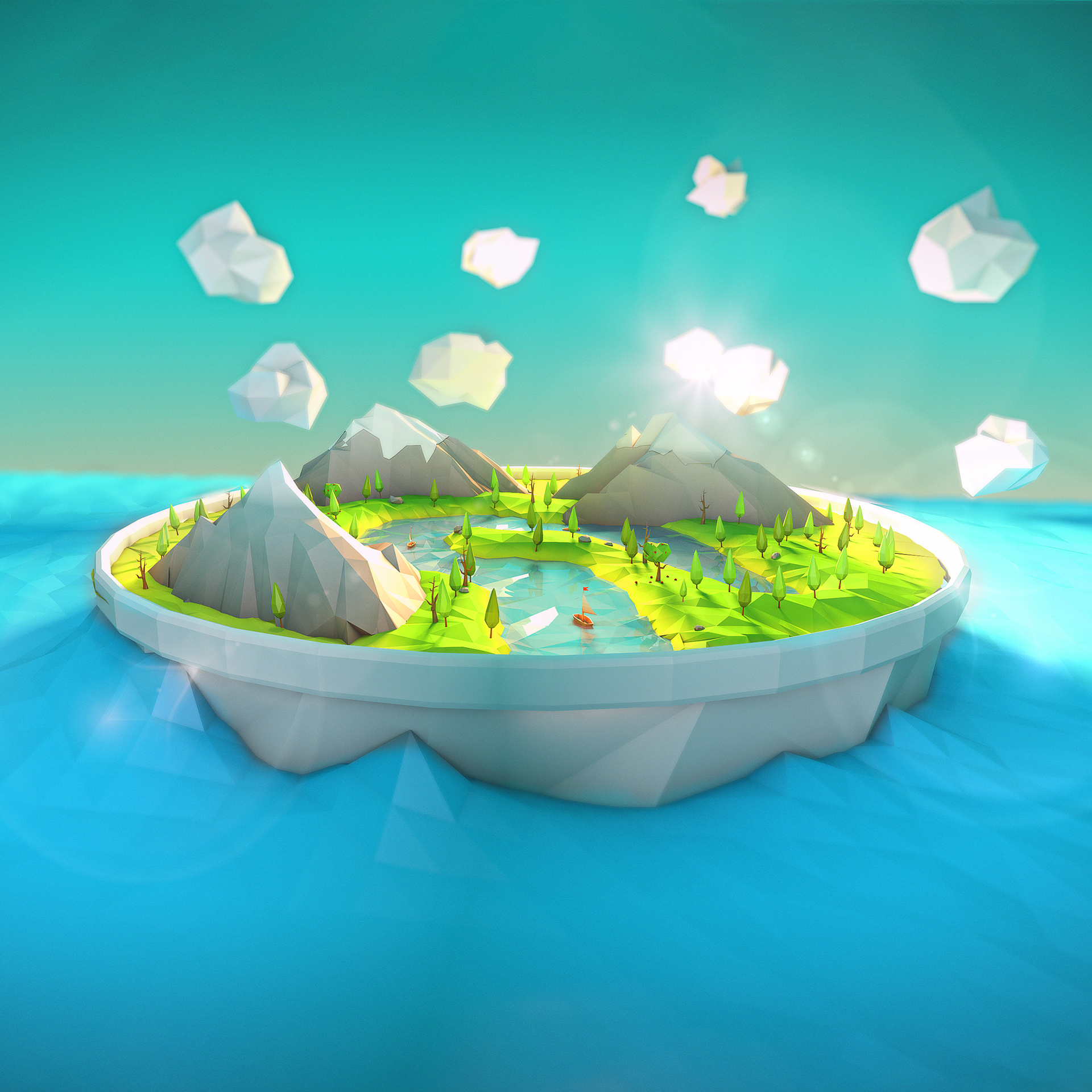 Low Poly 3D Artwork